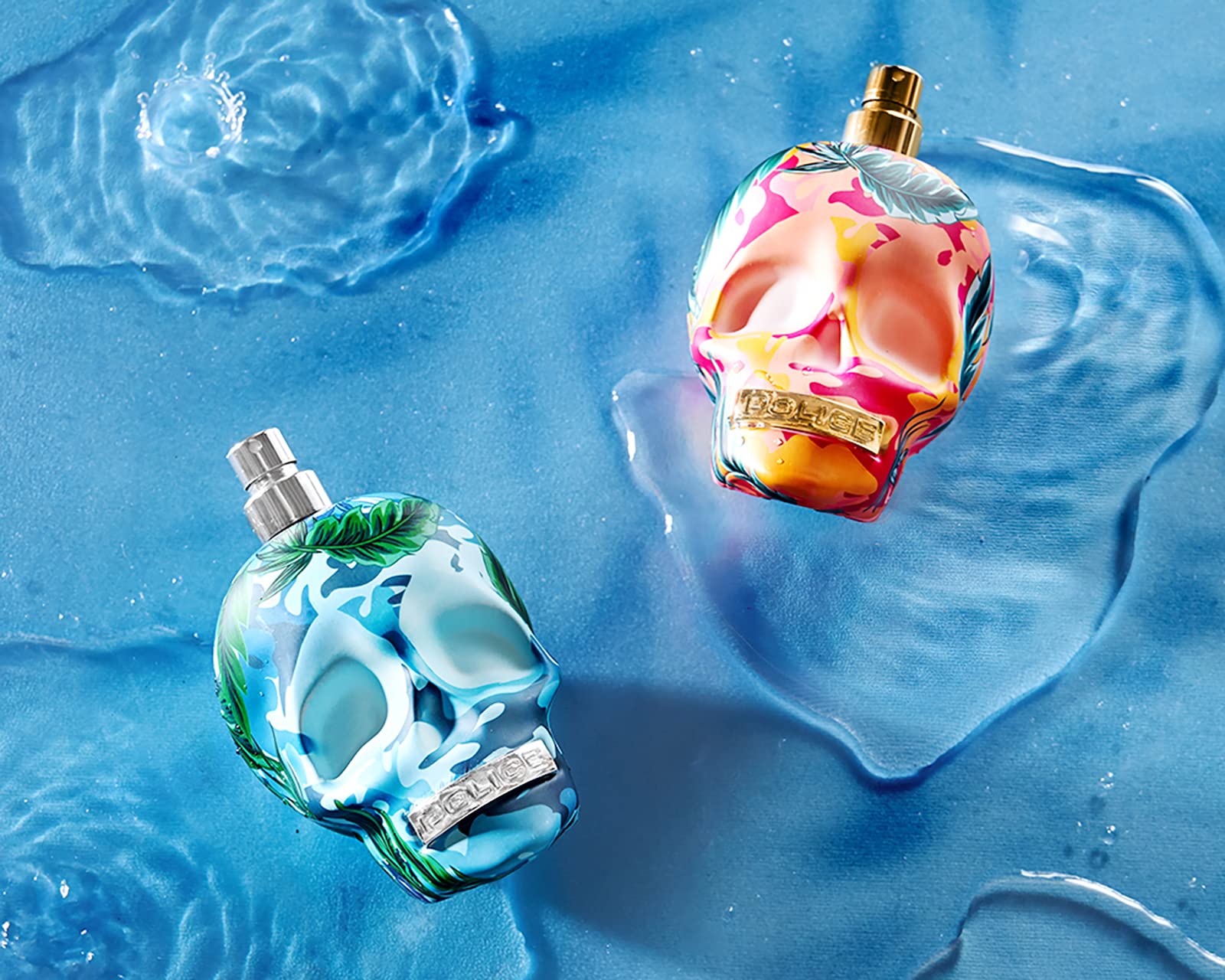 Police To Be Exotic Jungle For Woman - Summery Floral Scent - Housed In A Botanical Decorated Bottle - Tart-Sweet Fruits And Flo