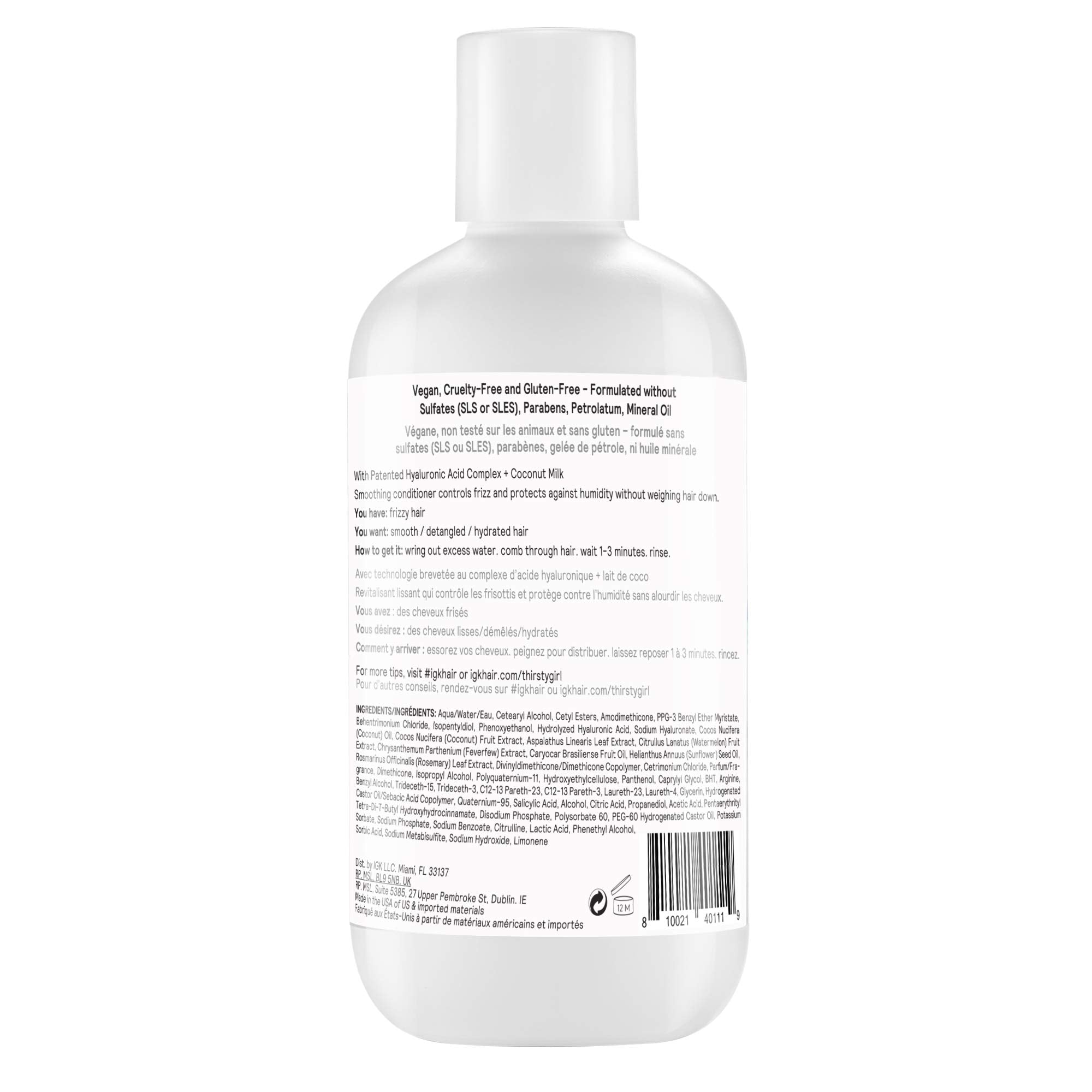 Igk By Igk Thirsty Girl Coconut Milk Anti-Frizz Shampoo 8 Oz(D0102Hi6Mtg)