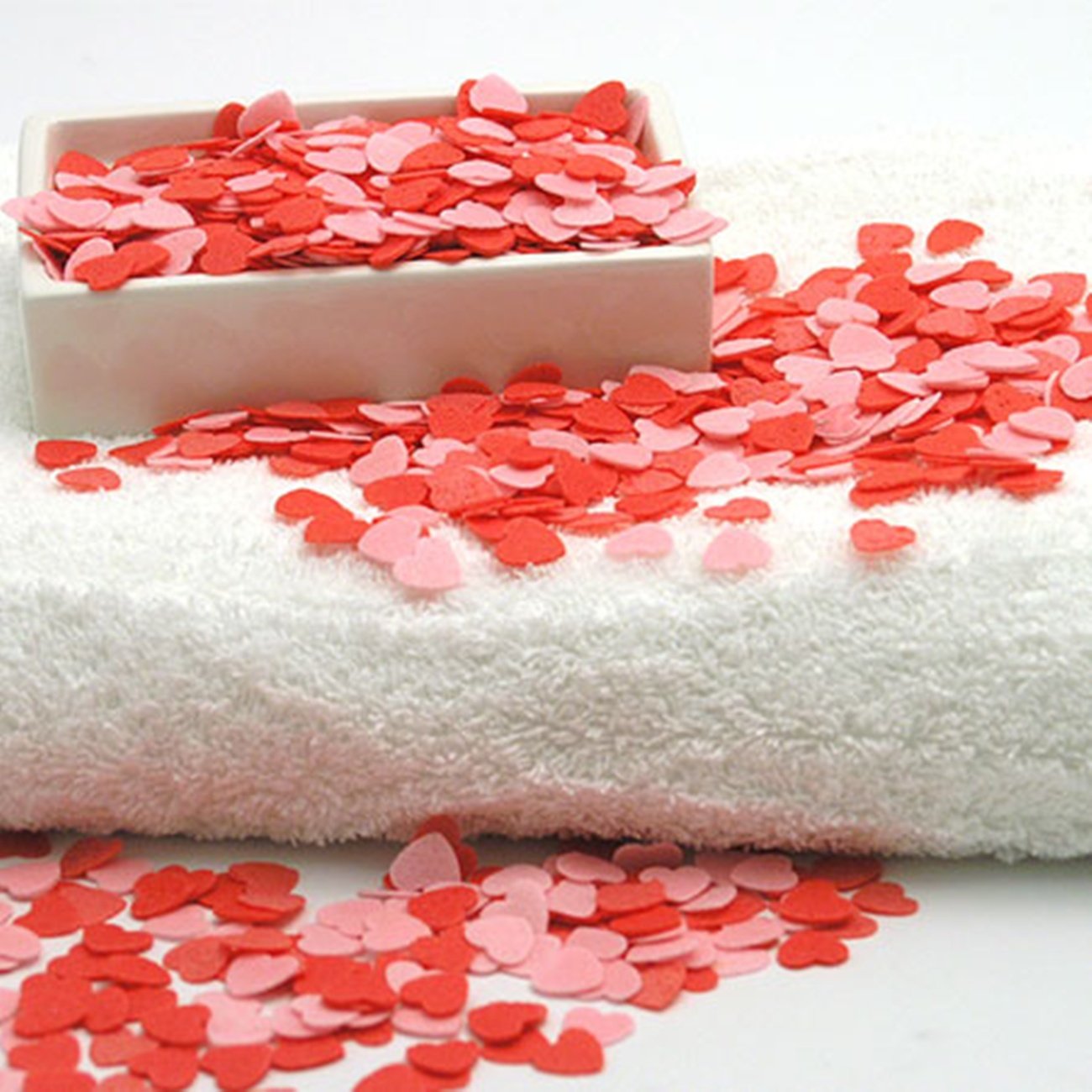 Scented Hearts Bath Confetti