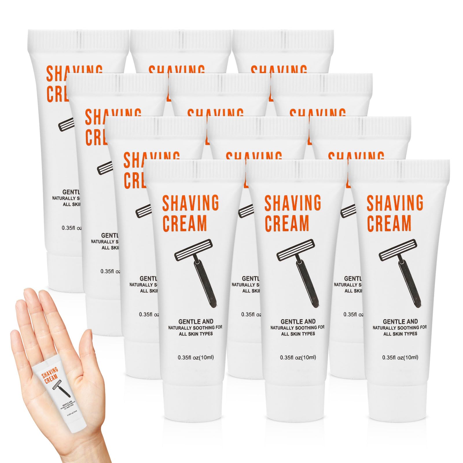 Shaving Cream Bulk Travel 10ml/0.35fl oz,Disposable Shaving Cream Shaving Cream in Bulk Travel Shave Cream for Hotel Homeless200