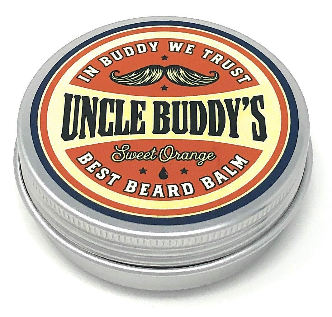 Uncle Buddy'S Best Beard Balm Sweet Orange Leave In Conditioner For Control And Style, Promotes Beard Growth And Overall Beard H