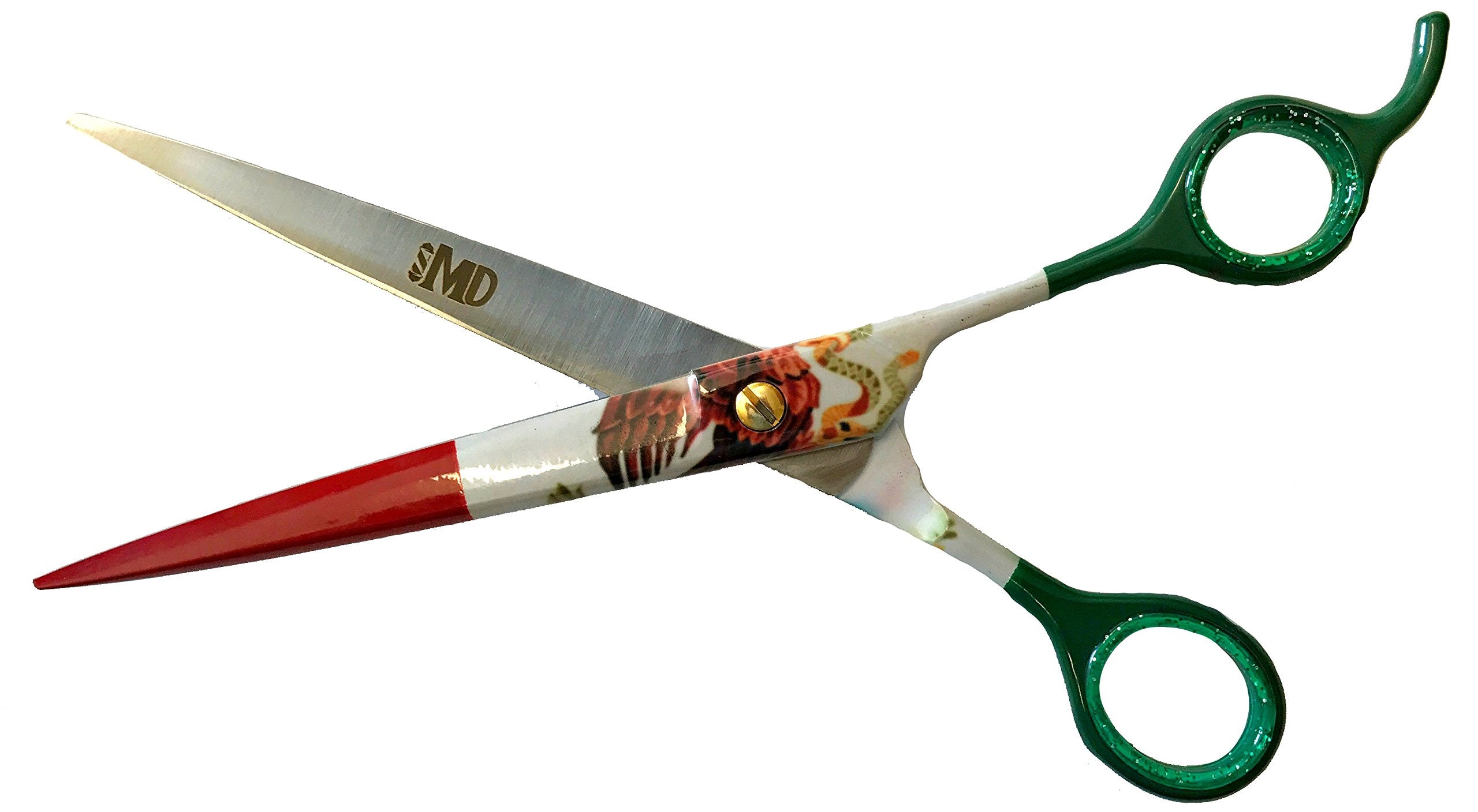 Mexico Flag Professional Hair Cutting Shear 8.5 for Barbers and Stylists