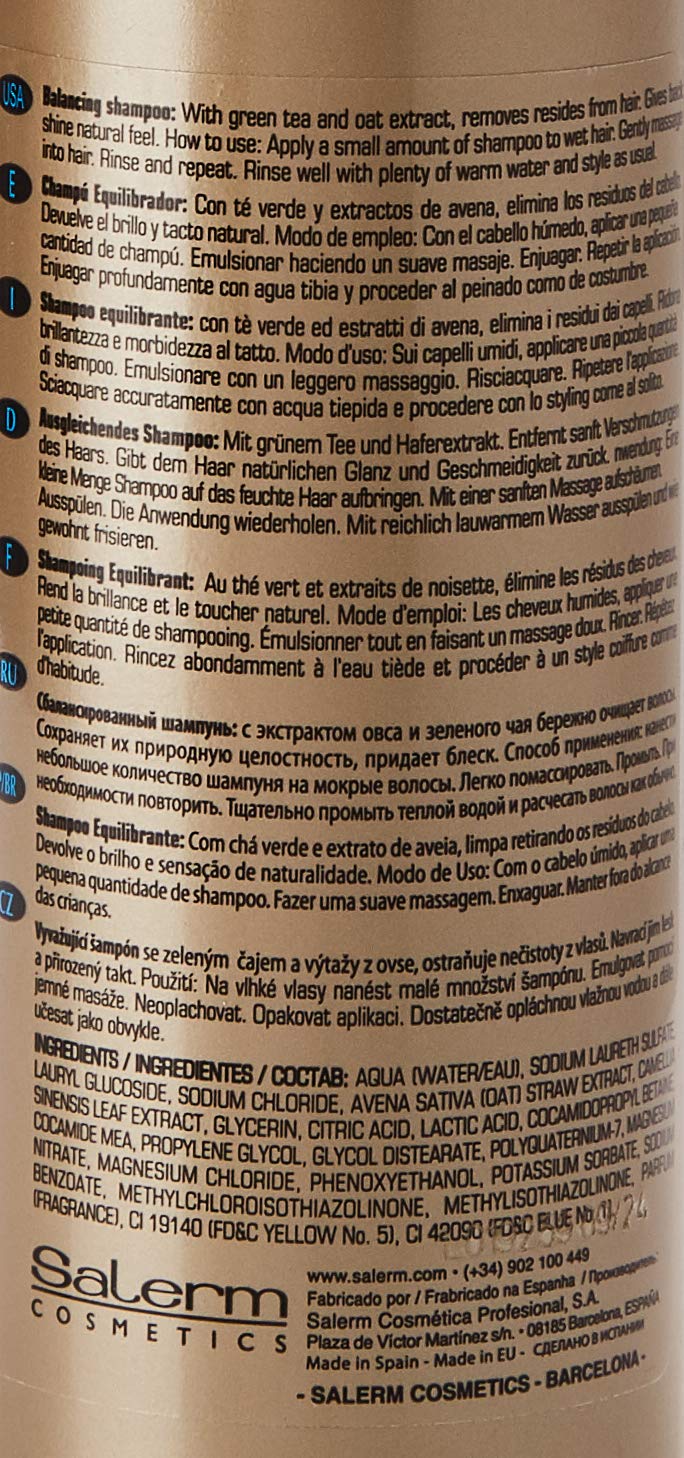 Salerm Cosmetics Equilibrium Balancing Shampoo 250ml