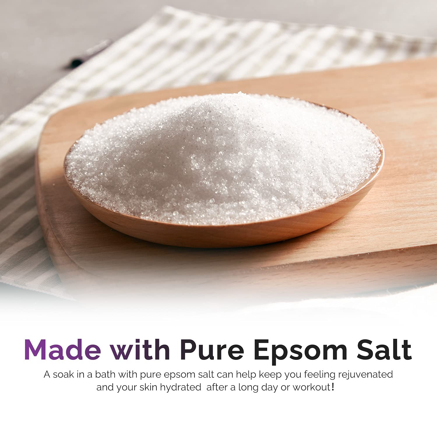 Bubble Bath, Spa Luxetique Foaming Bath For Women With Pure Epsom Salt, Bath Sets Rose And Chamomile Scent, Christmas Gifts, Moi