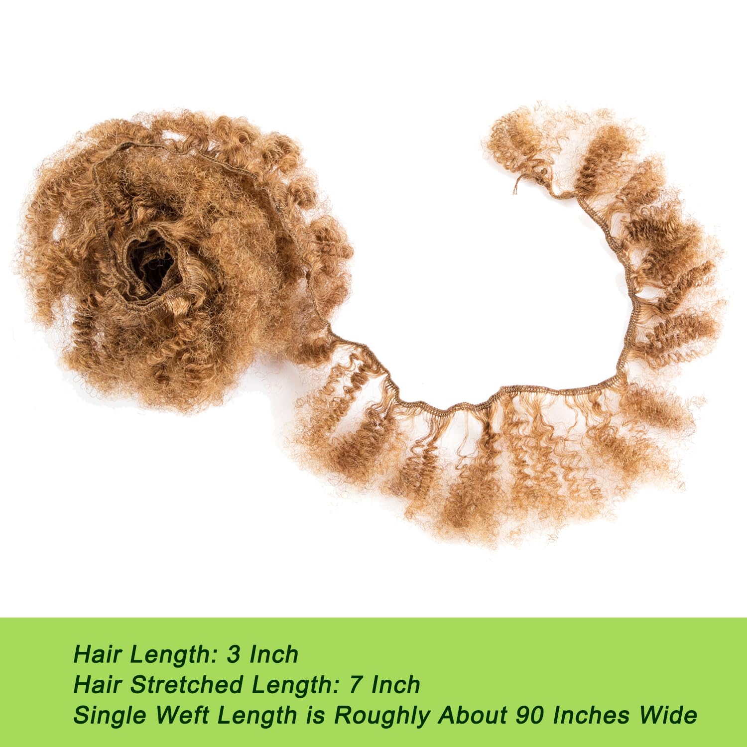 Teresa Afro Kinky Human Hair For Dreadlocks Extensions,Loc Repair, Ideal For Making Locs,Repair Extensions,Human Los Extensions,