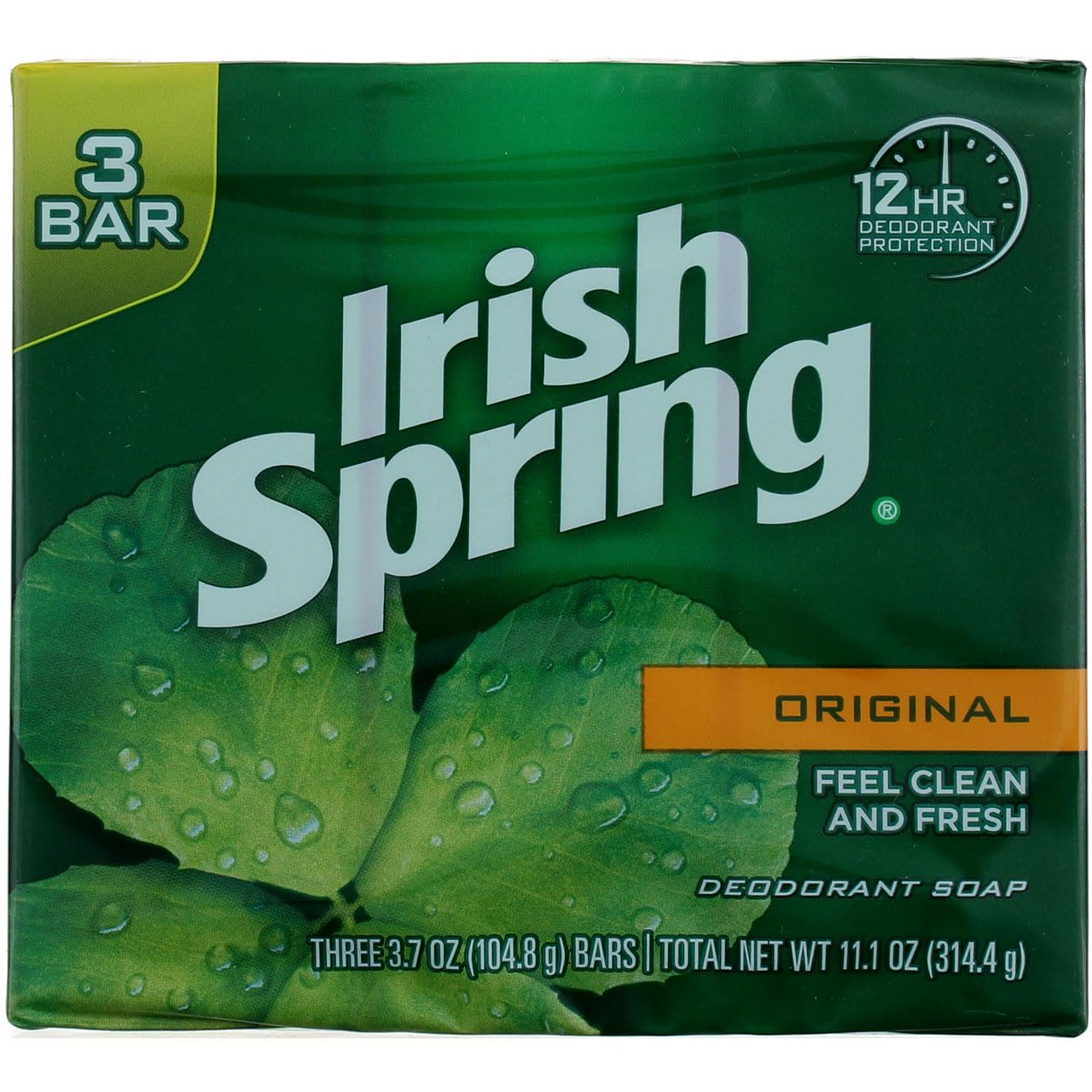 Irish Spring Original Deodorant Bar Soap 3 ct (Pack of 24)