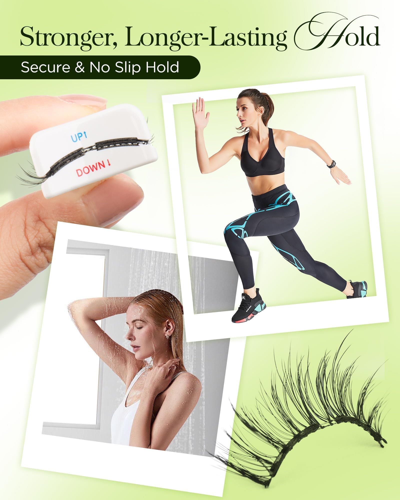 BEYELIAN Soft Magnetic Eyelashes with Applicator, Reusable Magnetic Lashes No Glue Needed, Eyelashes Natural Look, Easy to Wear