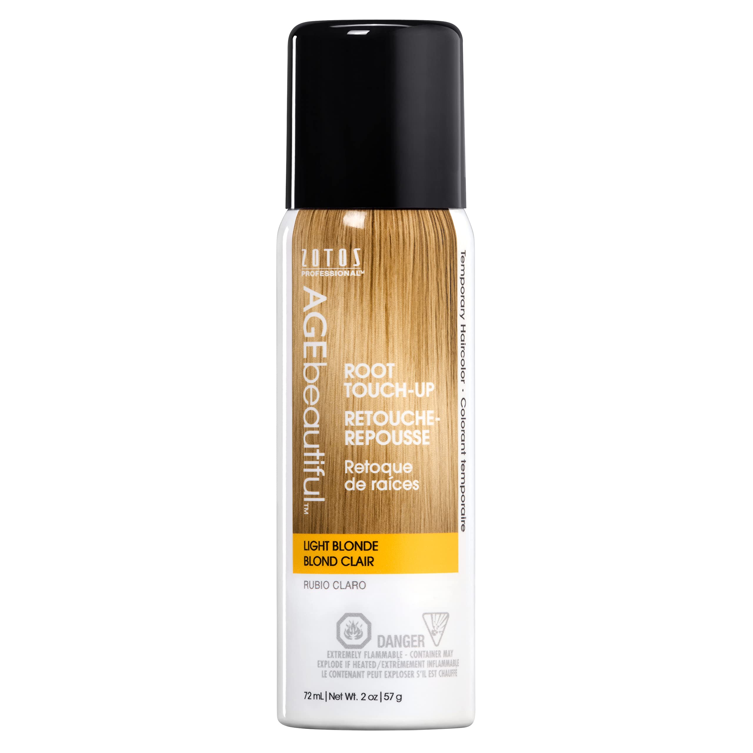 Agebeautiful Root Touch Up Hair Color Spray  Touch-Up Gray Concealer  Temporary Cover Up  Light Blonde  2 Fl Oz ( Packaging May
