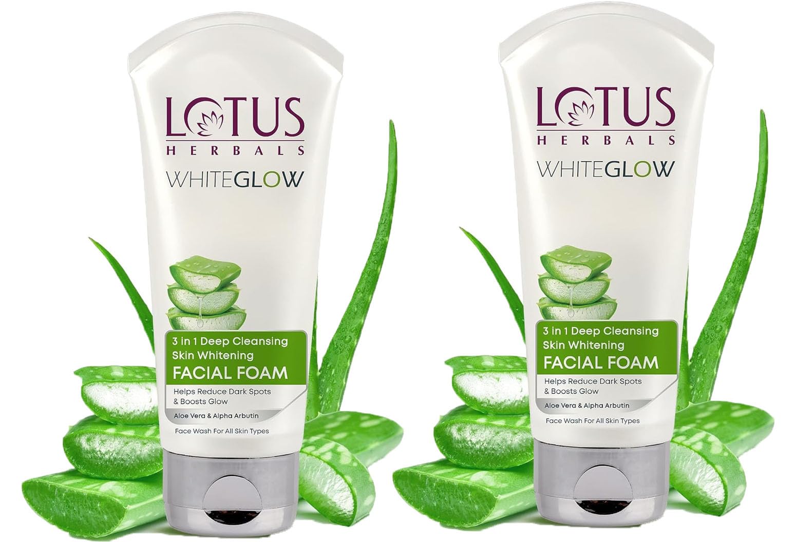 Lotus Herbals 3 In 1 Deep Cleansing Facial Foam | Face Wash For Women & Men | Blocks Melanin Production | Acne & OilControl | F