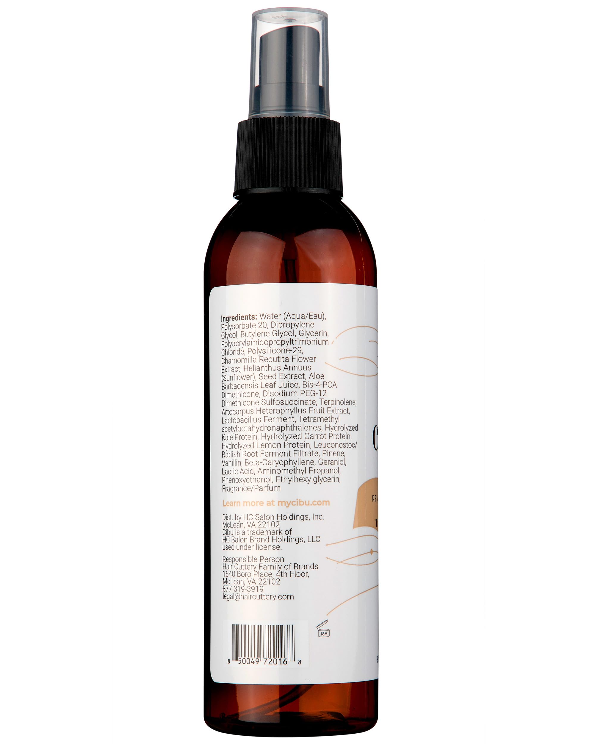 Cibu Revive And Restore Spray Treatment | Hair Restore Treatment With Oleic Acid, Linoleic Acid, Vitamin E & K | Eliminates Friz