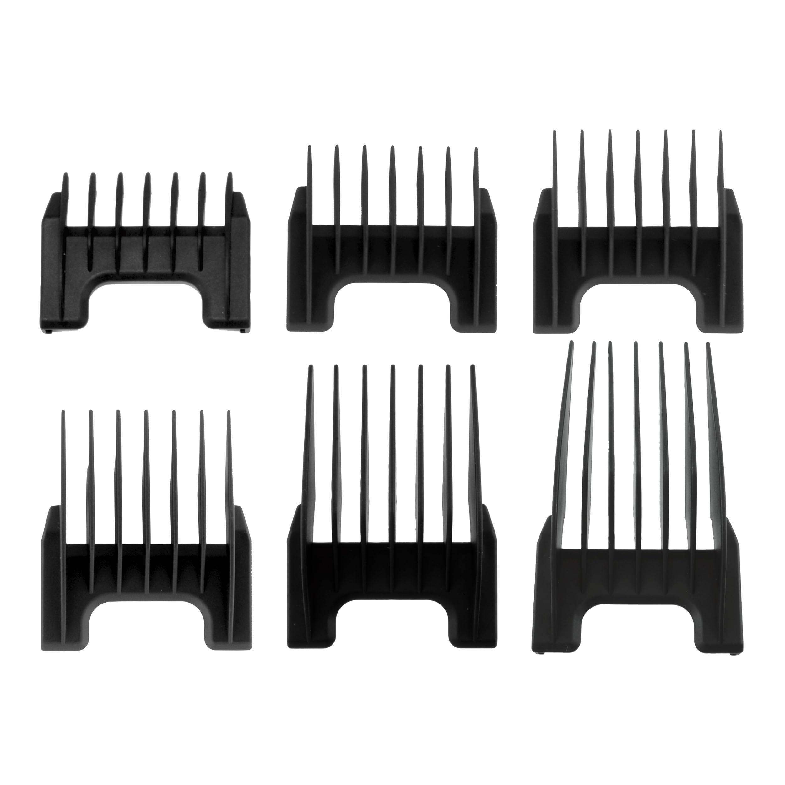 Wahl Professional Detachable Clipper Cutting Guide Set, 6 Piece Set Fits Wahl ChromStyle Pro, Sterling Li+Pro, Big Mag Clipper -