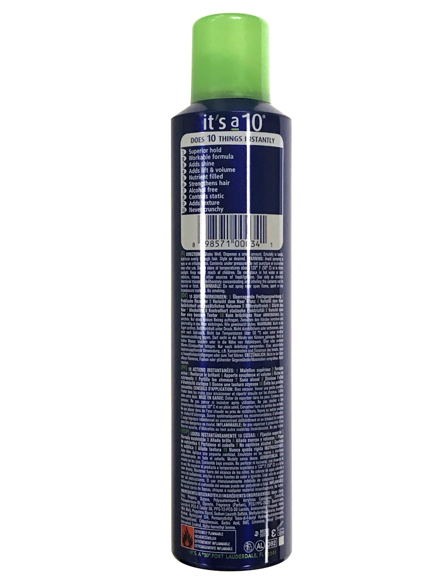 It'S A 10 Miracle Styling Mousse For Unisex, 9 Ounce