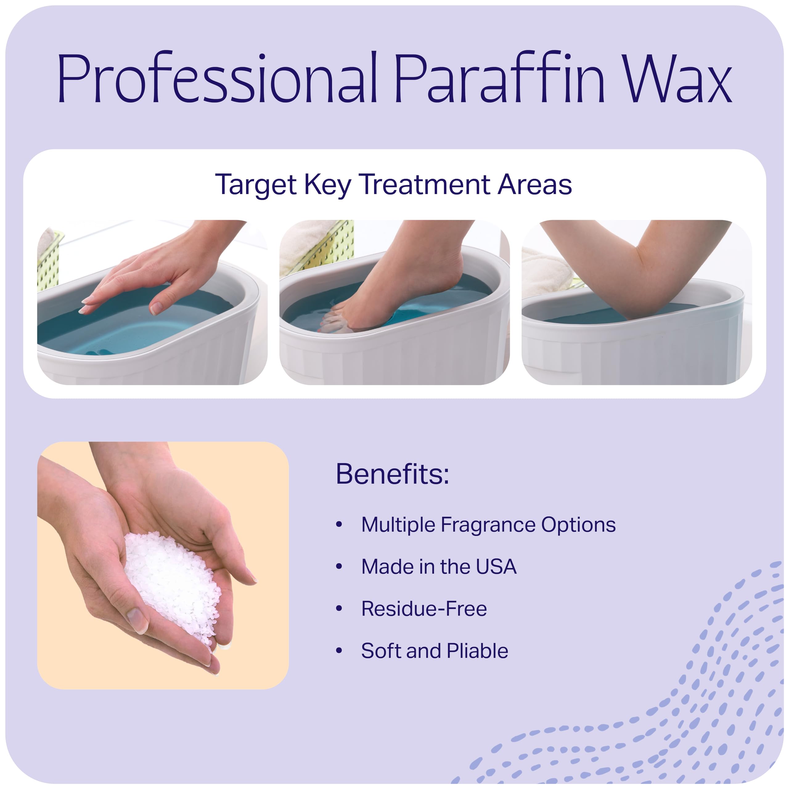 Therabath Paraffin Wax Refill - Use To Relieve Arthritis Discomfort, Stiff Muscles & Dry Skin - Hands, Feet, Body - Made In Usa,