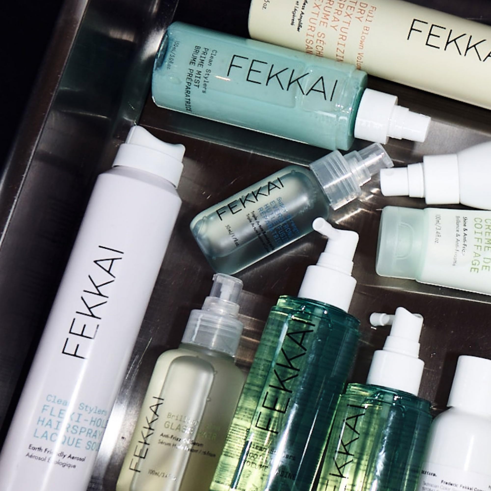 Fekkai Clean Stylers Root Lift Volume Spray (5 oz) + Straight Balm (5 oz) - Free of Sulfates, Parabens, Phthalates - Vegan, Crue
