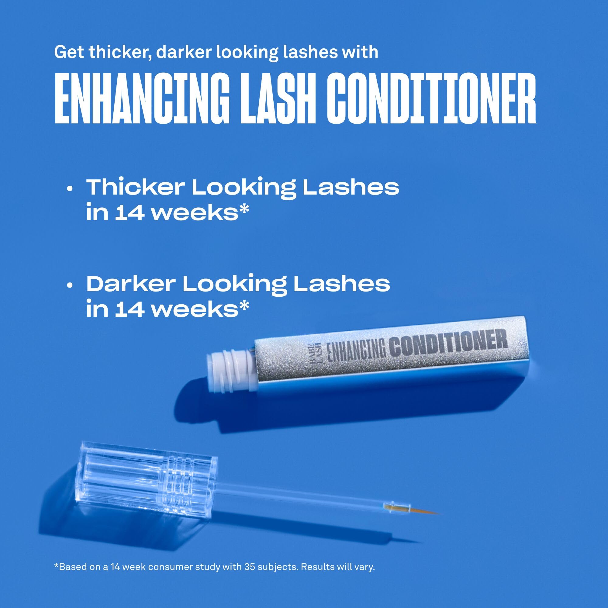 Babe Original Babe Lash Enhancing Conditioner - Conditioning Serum For Eyelashes, With Peptides And Biotin, Promotes Fuller & Th