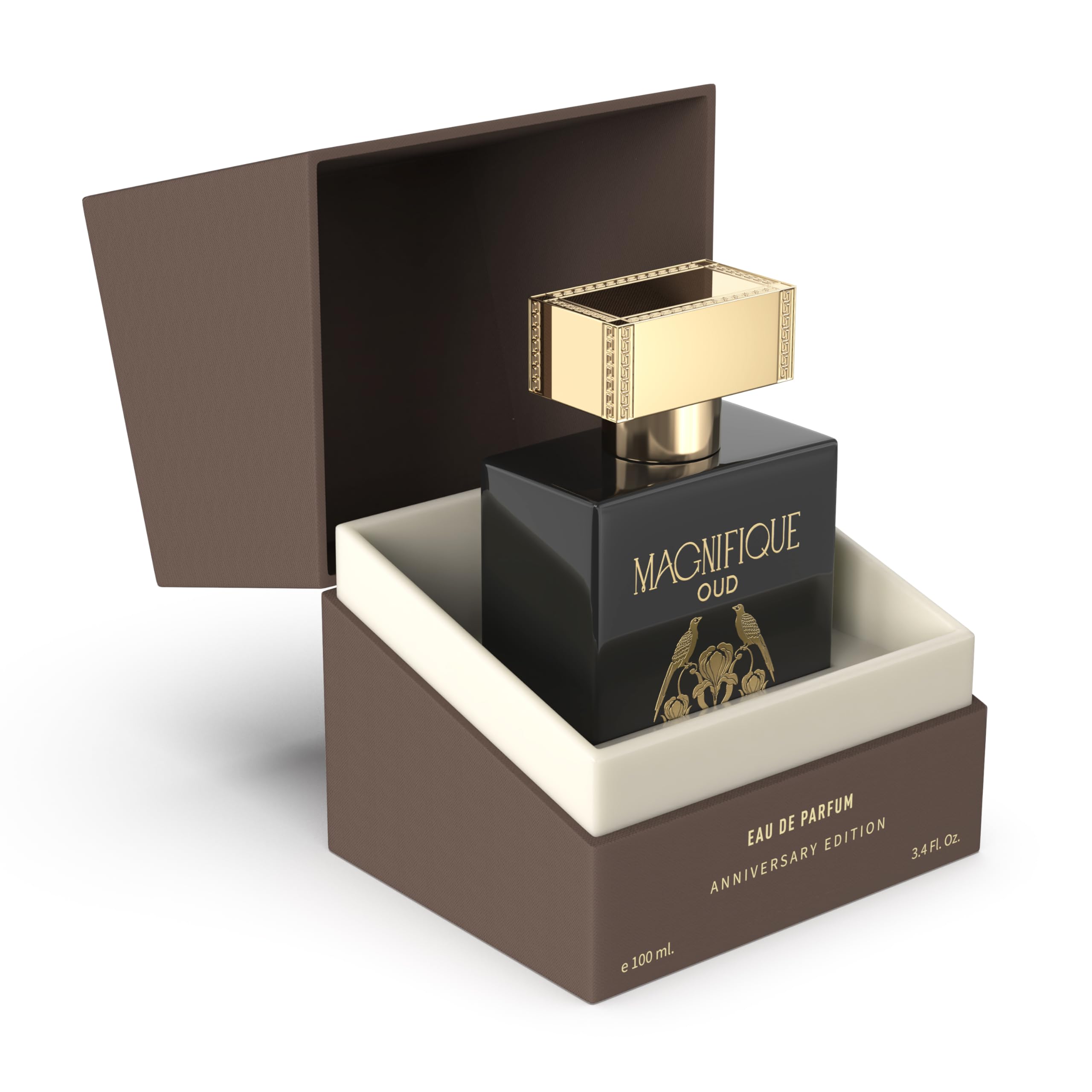 Liberty Oud Perfume For Men, 3.4 Oz Magnifique Premium Oud Perfumes Anniversary Edition Long-Lasting Eau De Parfum, Luxury Fruit