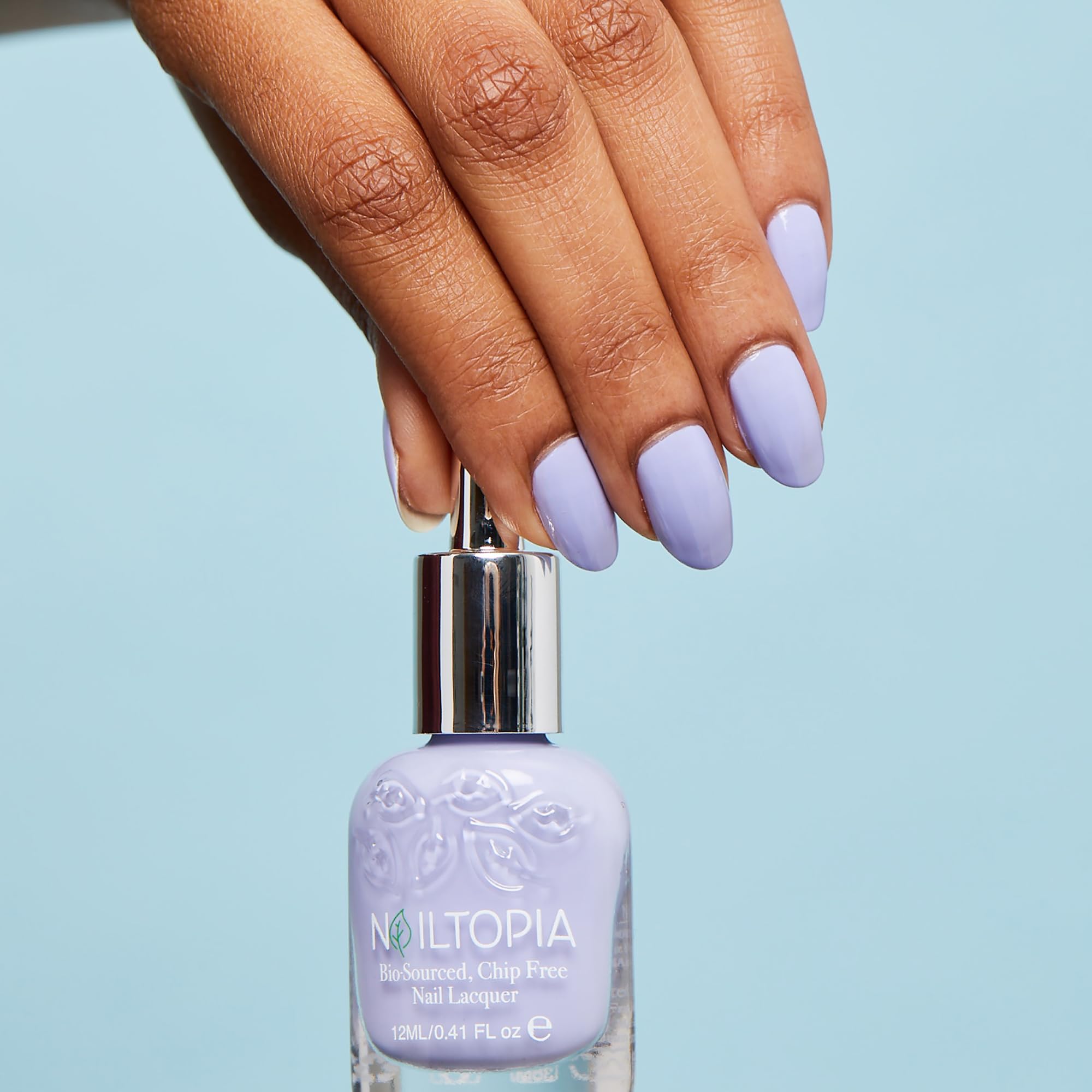 Nailtopia Bio-Sourced, Chip-Free Nail Lacquer - Fast Dry Nail Polish - Superfood-Infused - Natural Nail Polish - Keep It 100-0.4