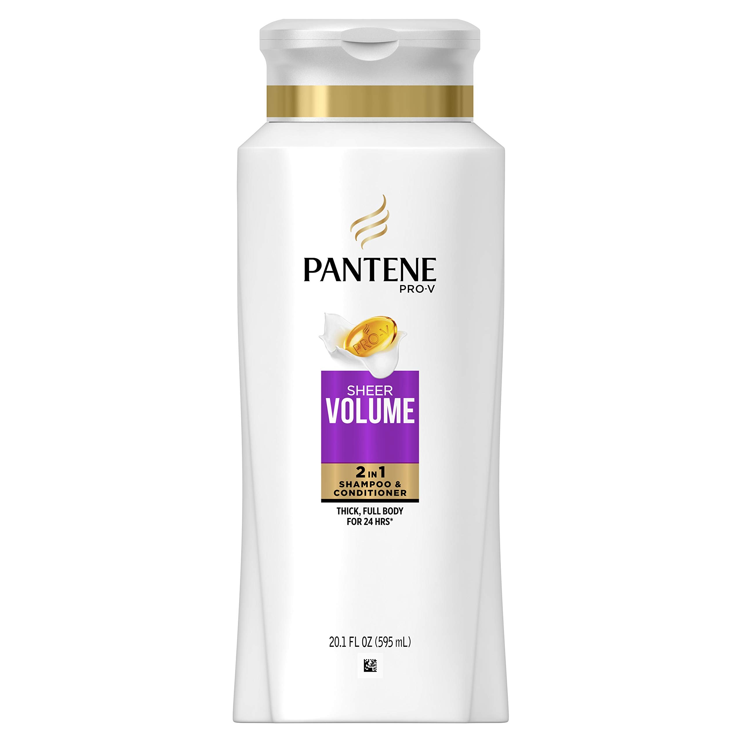 Pantene ProV Sheer Volume 2 in 1 Shampoo & Conditioner, 20.1 fl oz