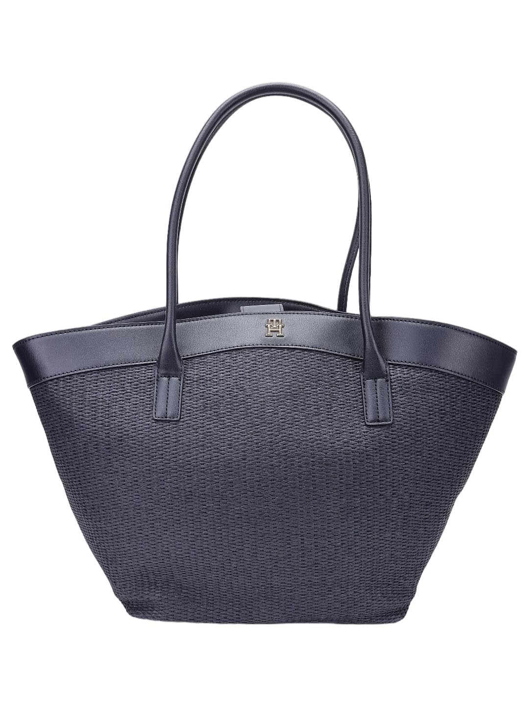 Tommy Hilfiger Texture Blue Polypropylene Tote Bag