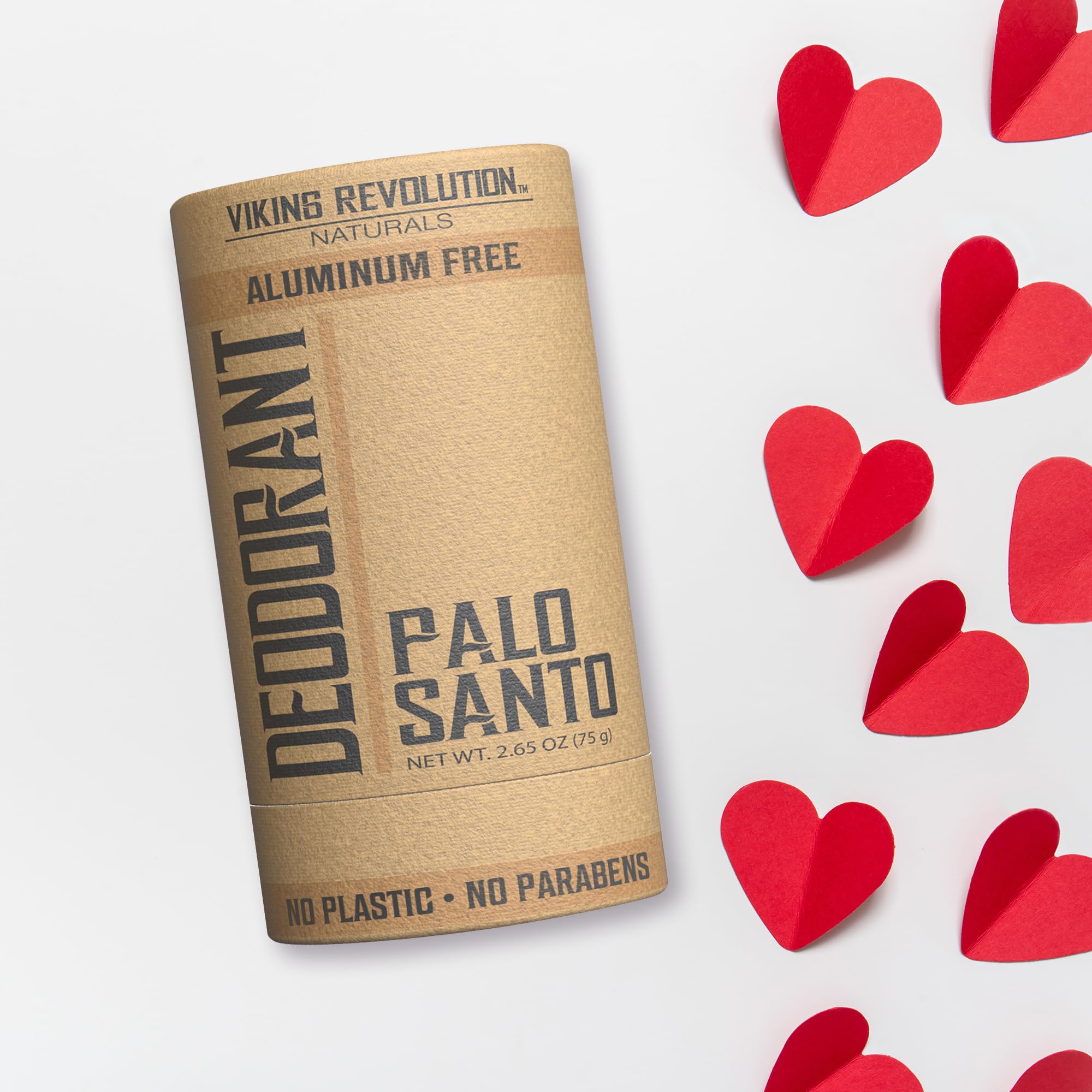 Viking Revolution Palo Santo Deodorant For Men - Deodorant Men Aluminum Free With Shea Butter And Tapioca Starch - Mens Deodoran