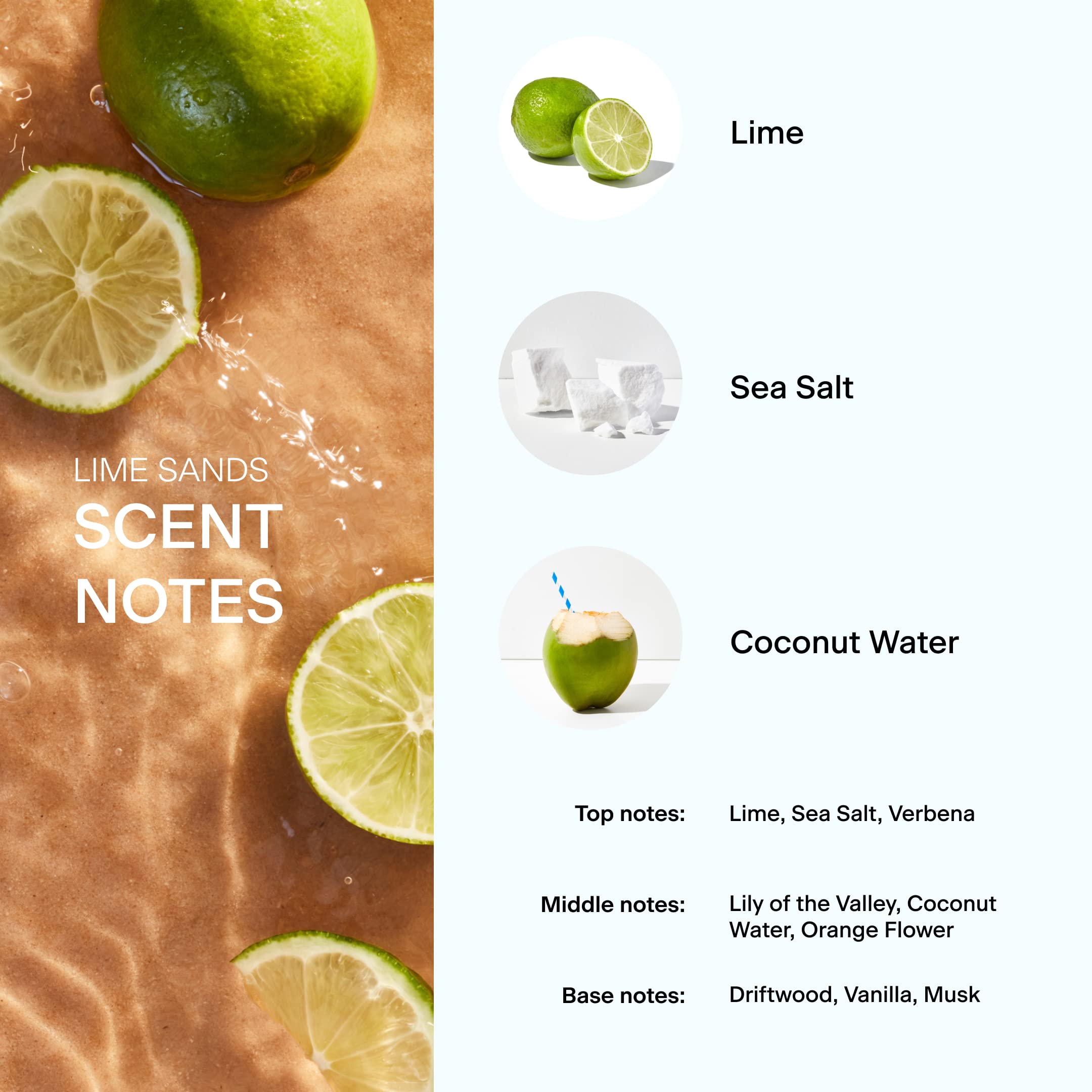 Skylar Lime Sands Eau De Parfum - Hypoallergenic & Clean Perfume For Women & Men, Vegan & Safe For Sensitive Skin - Woody Citrus