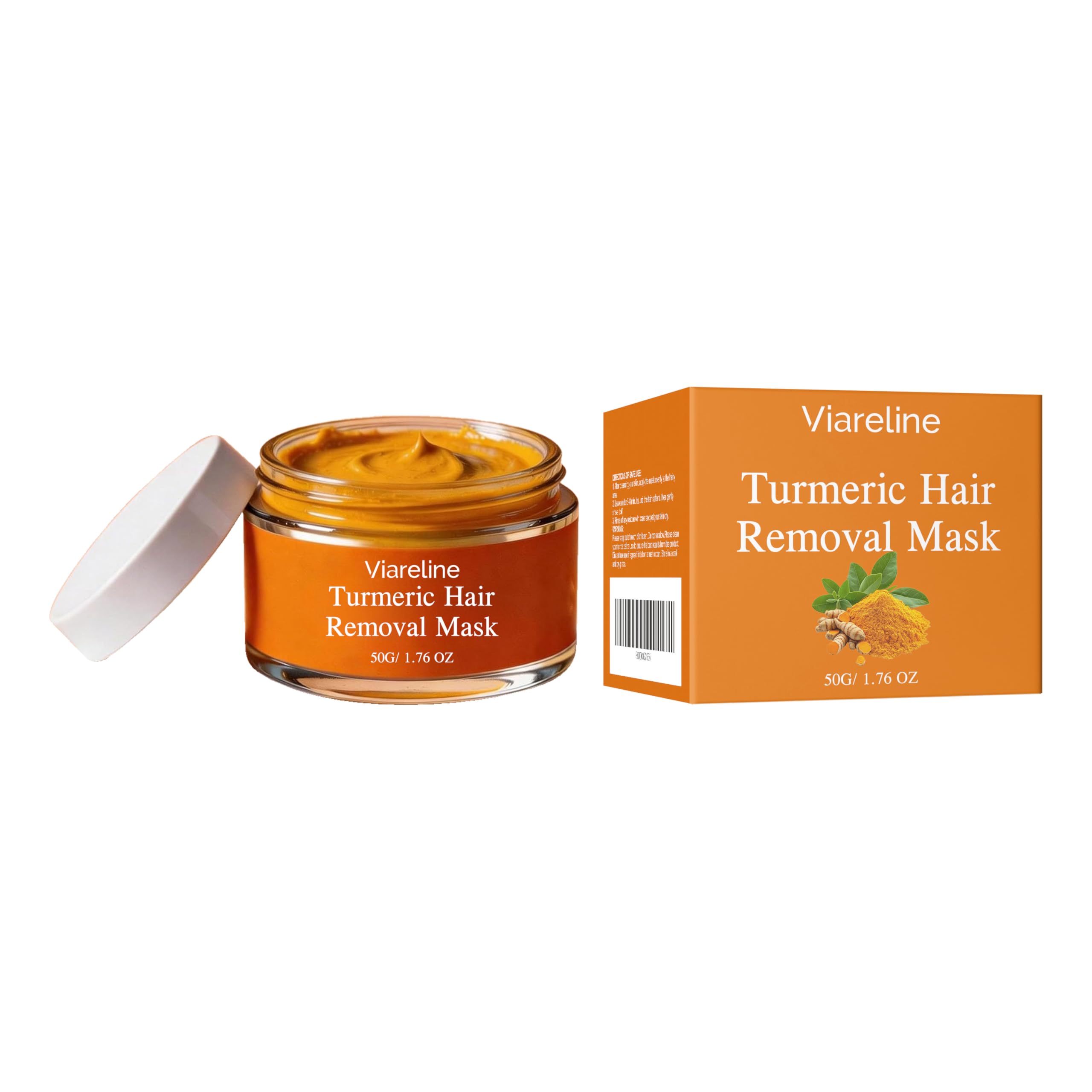 Viareline Turmeric Hair Removal Mask, 50g