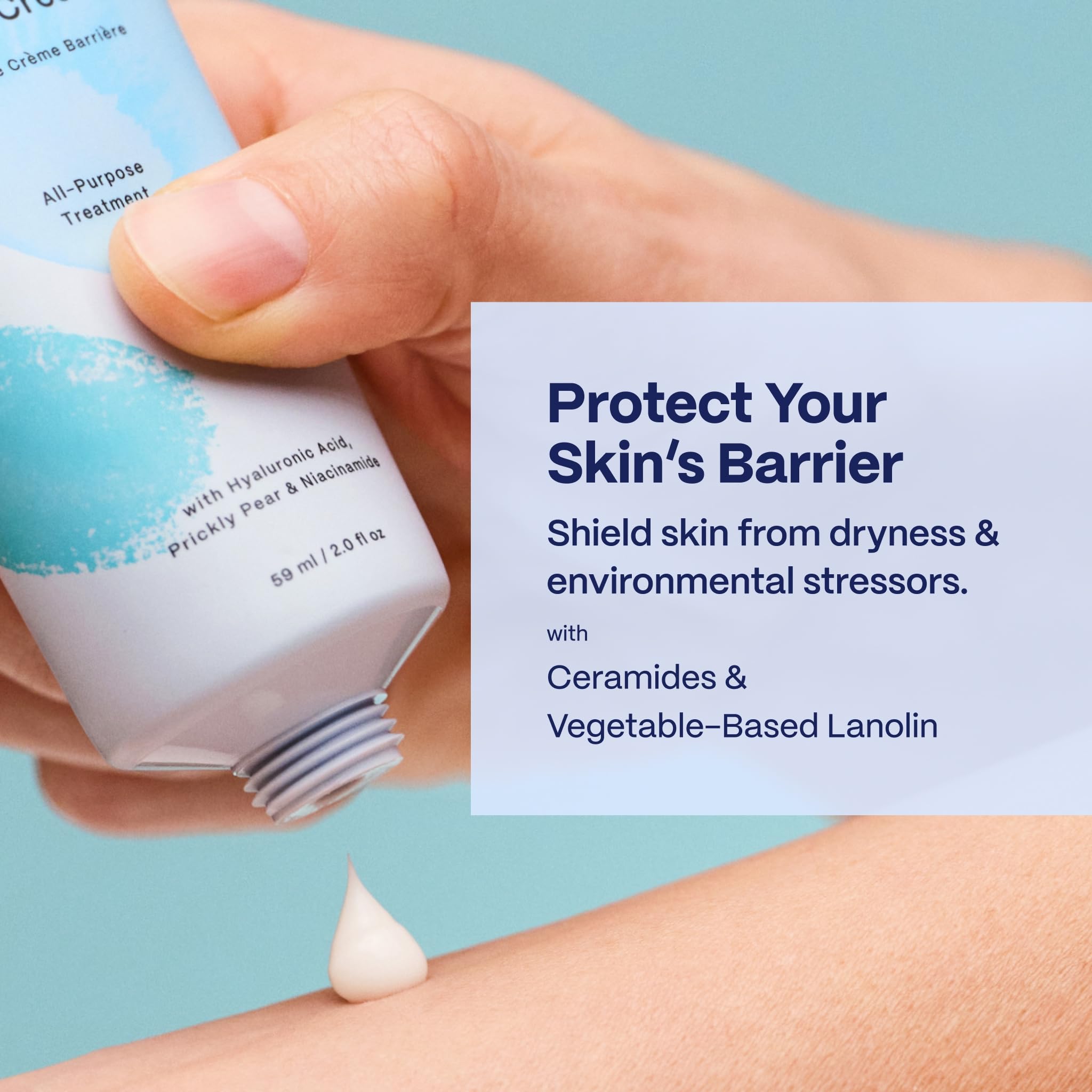 Mad Hippie Ultra-Rich Barrier Cream, Travel-Friendly - Multi-Purpose Moisturizer with Hyaluronic Acid, Niacinamide & Vitamin C,