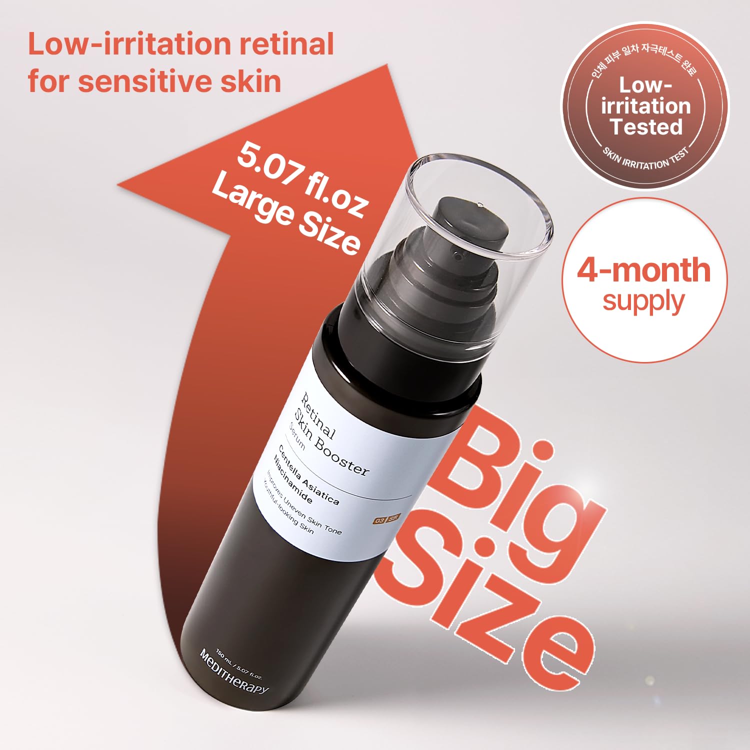 Meditherapy Retinal Skin Booster Serum - Advanced Retinol Serum For Face - Hydrating And Firming Facial Serum For Uneven Skin To