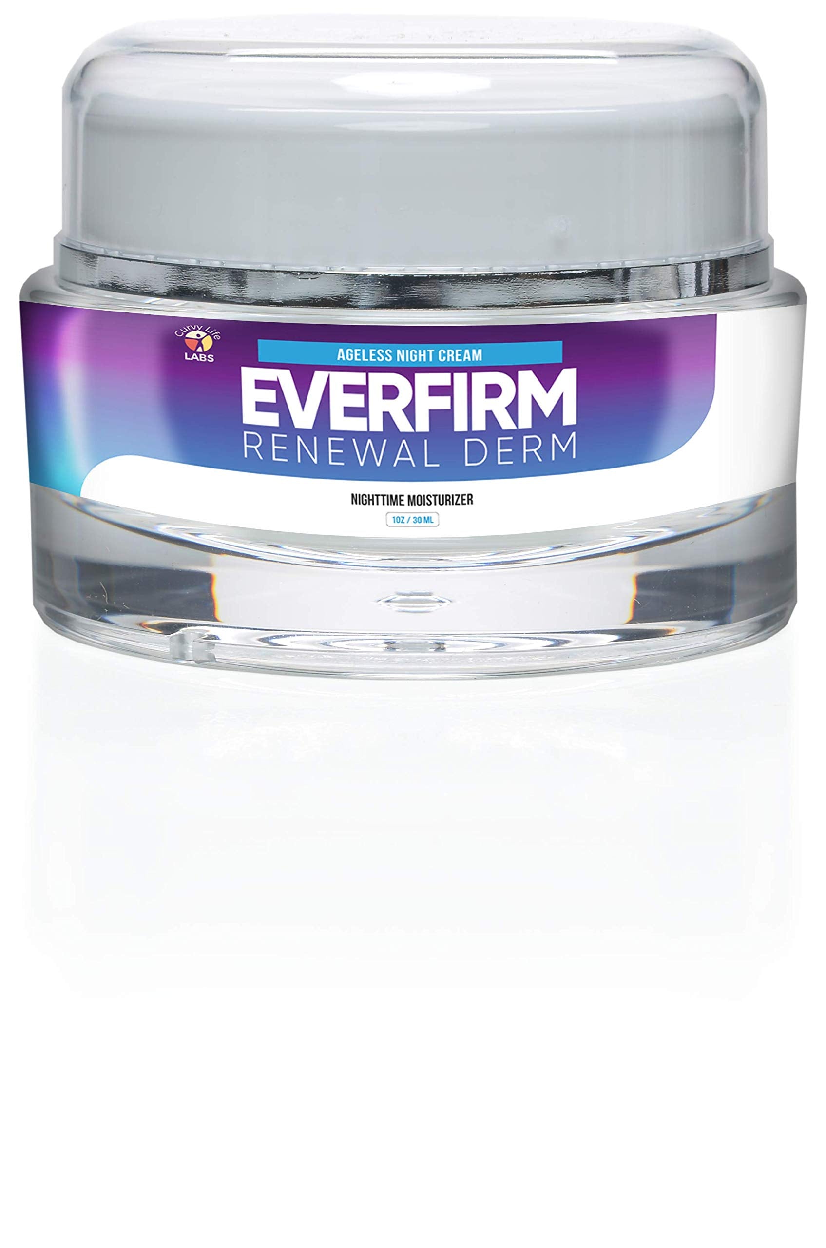 Everfirm - Renewal Derm - Anti Aging Night Time Moisturizer - Treat your skin while you sleep to help repair years of damage in 