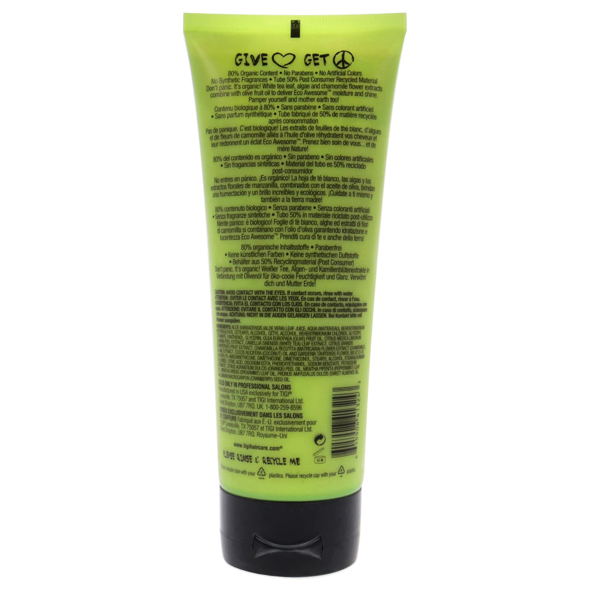 Love Peace And The Planet Eco Awesome Moisturizing Conditioner By Tigi For Unisex - 6.76 Oz Conditioner