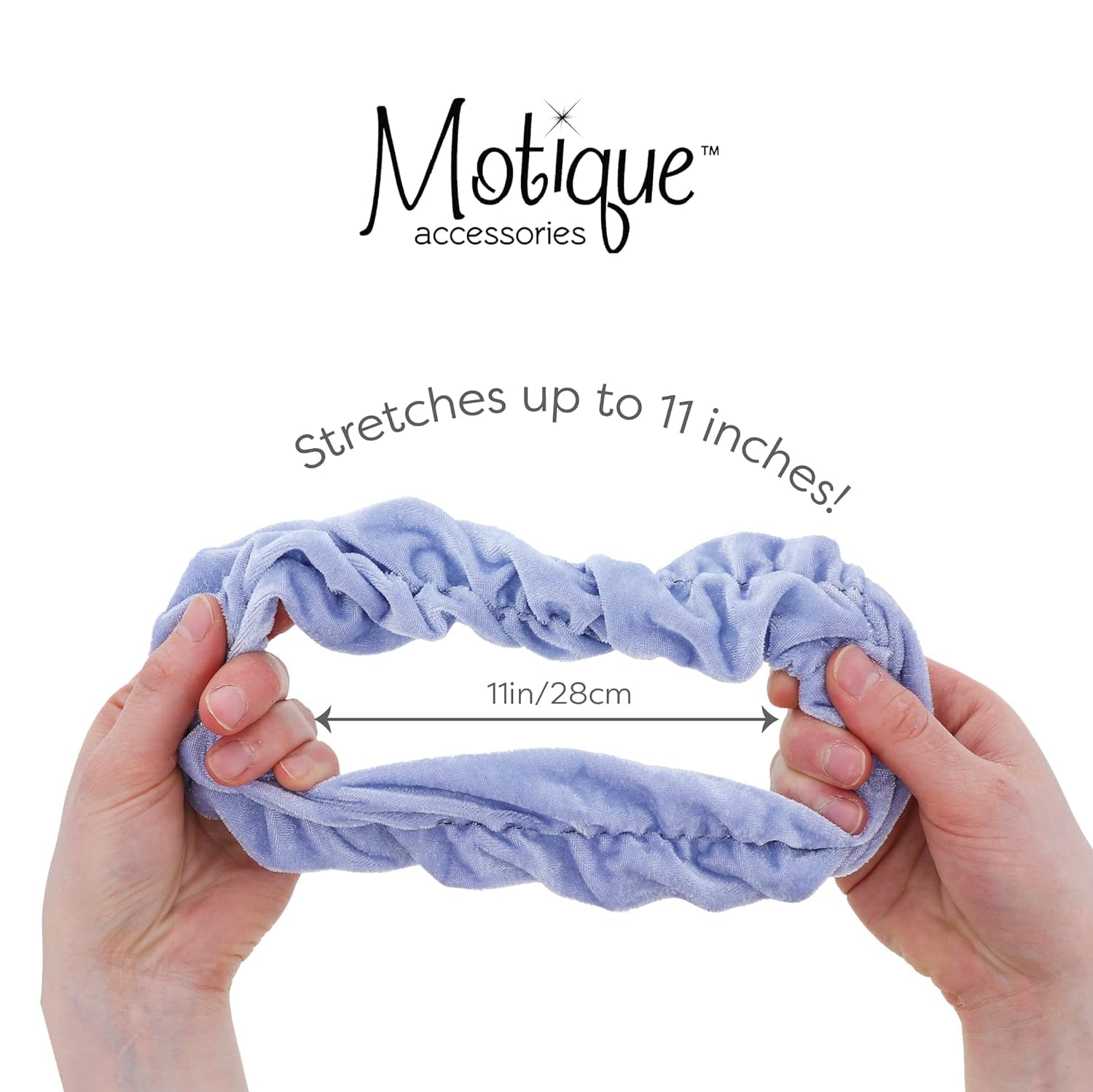 Grey Jumbo Velvet Scrunchy