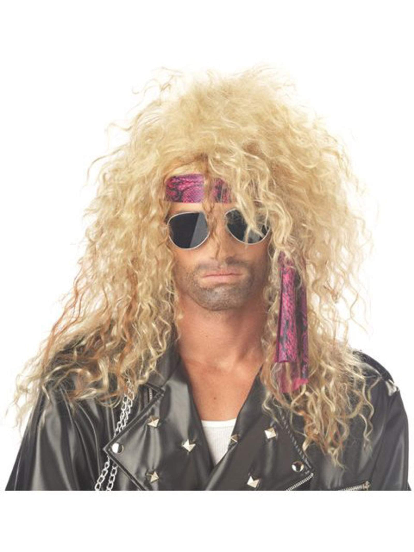 California Costumes Men'S Heavy Metal Rocker Wig,Blonde,One Size