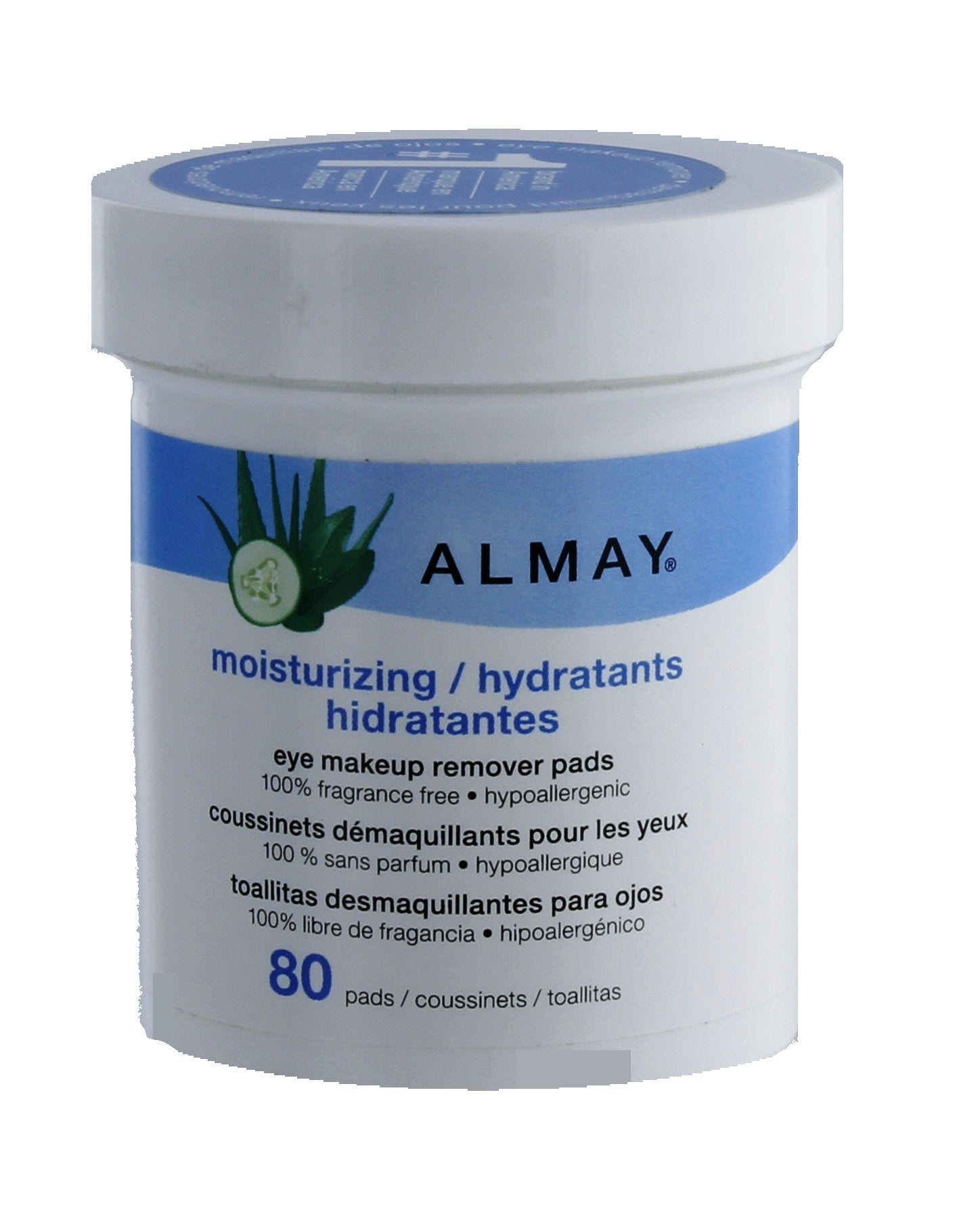 Almay Moisturizing Eye Makeup Remover Pads, 80Pads