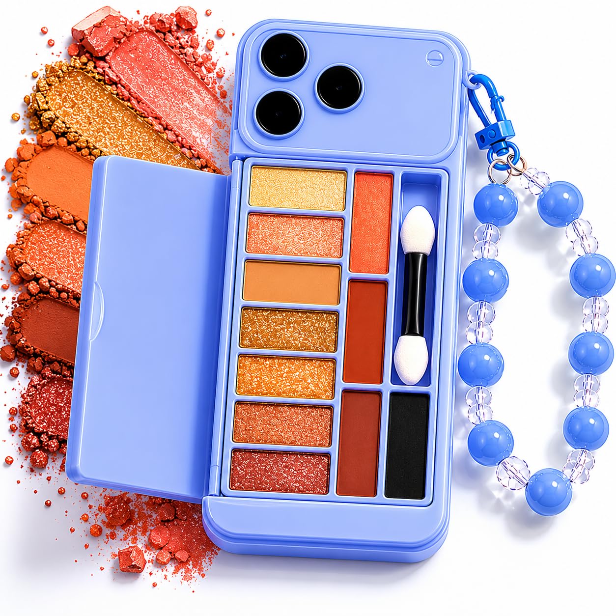 Beauty Makeup Kit In IphoneShaped Case With Mirror For Women & Girls  TravelFriendly Compact Makeup Set With Brightening Powd