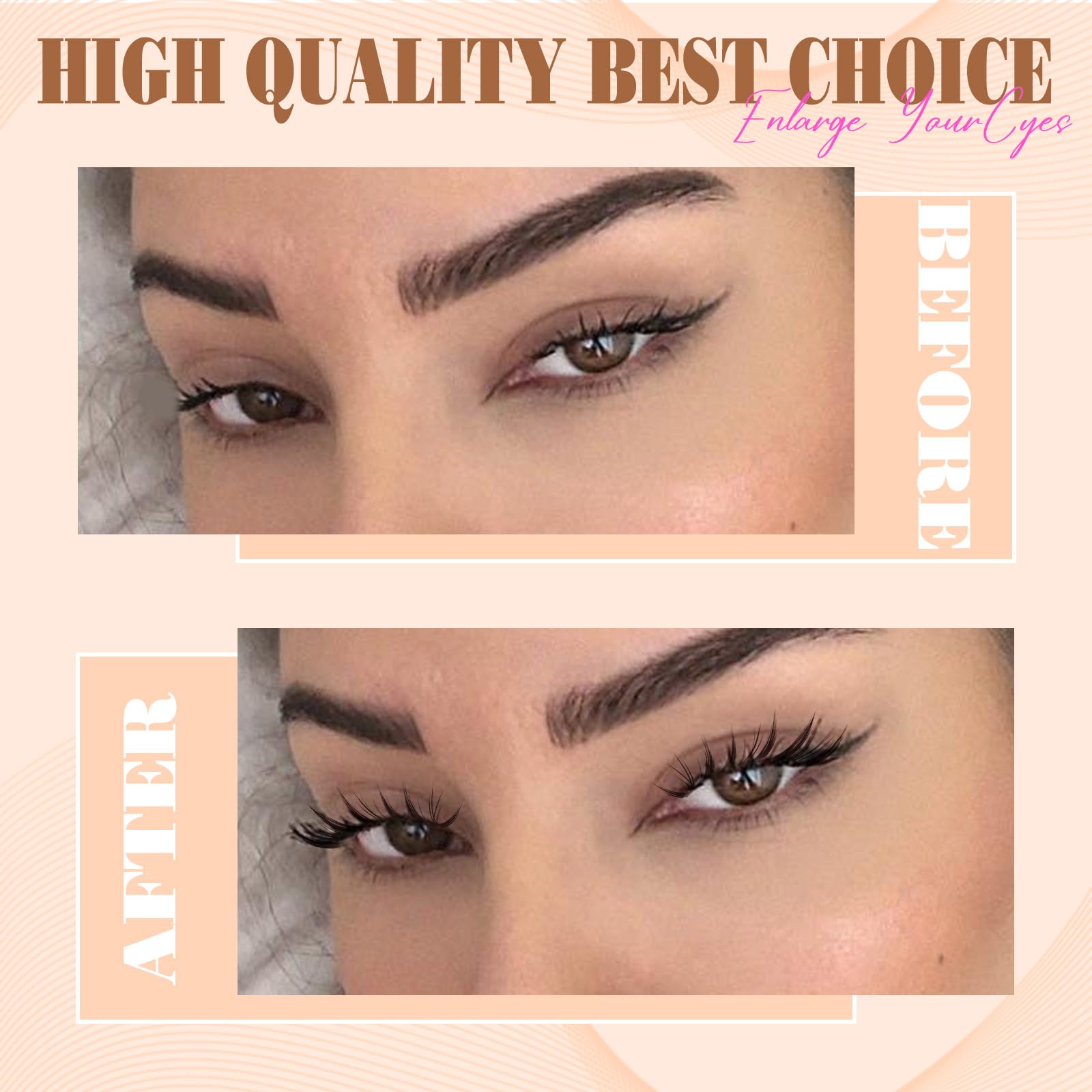 Lash Clusters Kit Fox Eye Lash Extension Kit Manga Cat Eye Individual Lashes Kit Wispy Natural Diy Eyelashes Clusters Extension