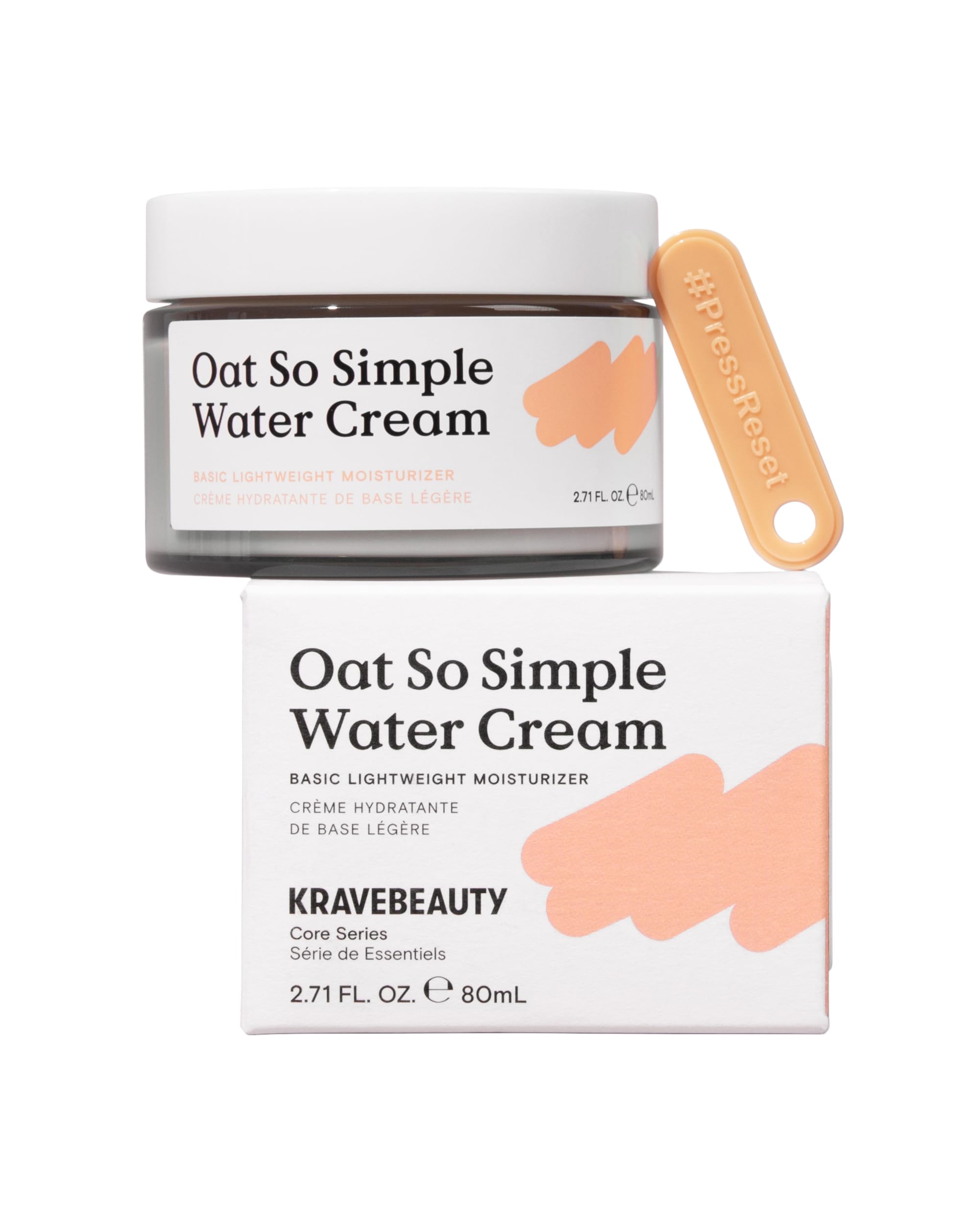 Kravebeauty Oat So Simple Water Cream - Daily Lightweight Moisturizer Enriched With Oat And Squalane To Soothe Irritation And Lo