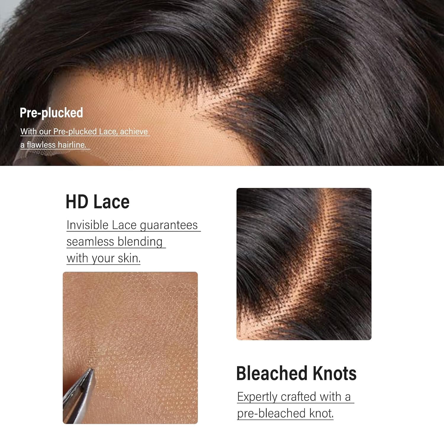 Superlook 360 Lace Front Wigs Human Hair Pre Plucked Straight Lace Front Wigs Human Hair 360 Hd Full Lace Human Hair Wigs For Bl
