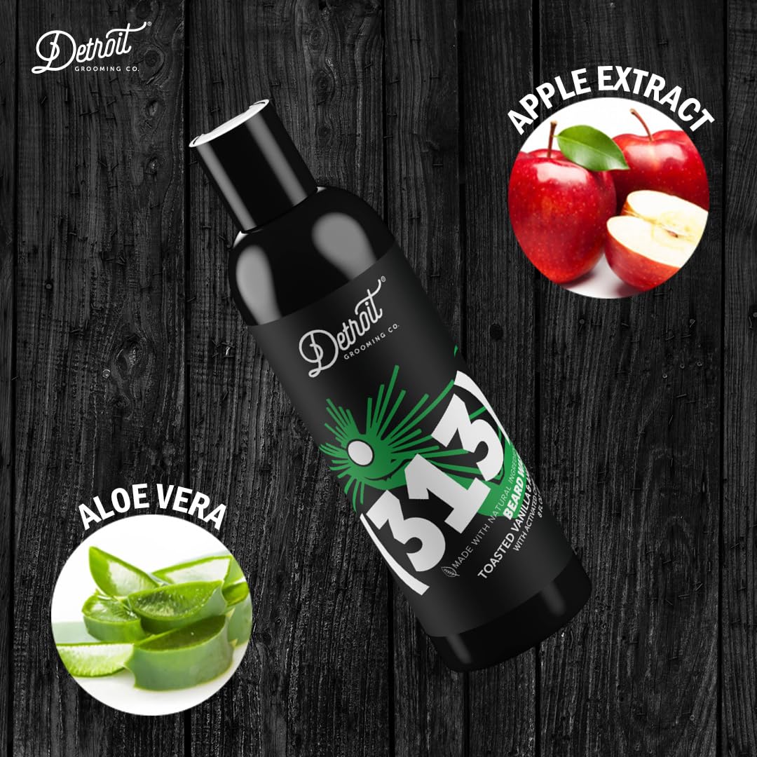 Detroit Grooming Co. Beard Wash - Men'S Beard Shampoo - Deeply Cleanses & Refreshes Beards - Aloe Vera With Essential Oils - Bea