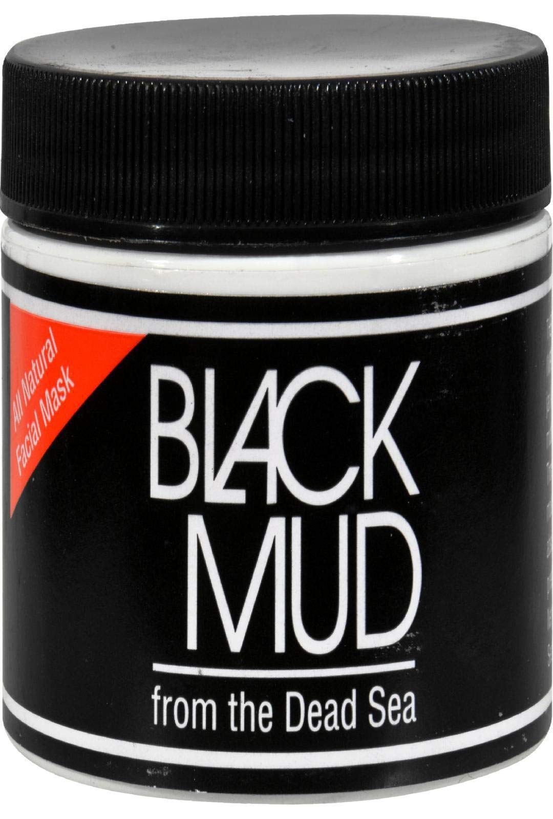 Sea Minerals Black Mud All Natural Facial Mask From The Dead Sea, 3 Oz