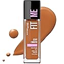 Maybelline Fit Me Dewy + Smooth Liquid Foundation Makeup, Mocha, 1 Count (Packaging May Vary)