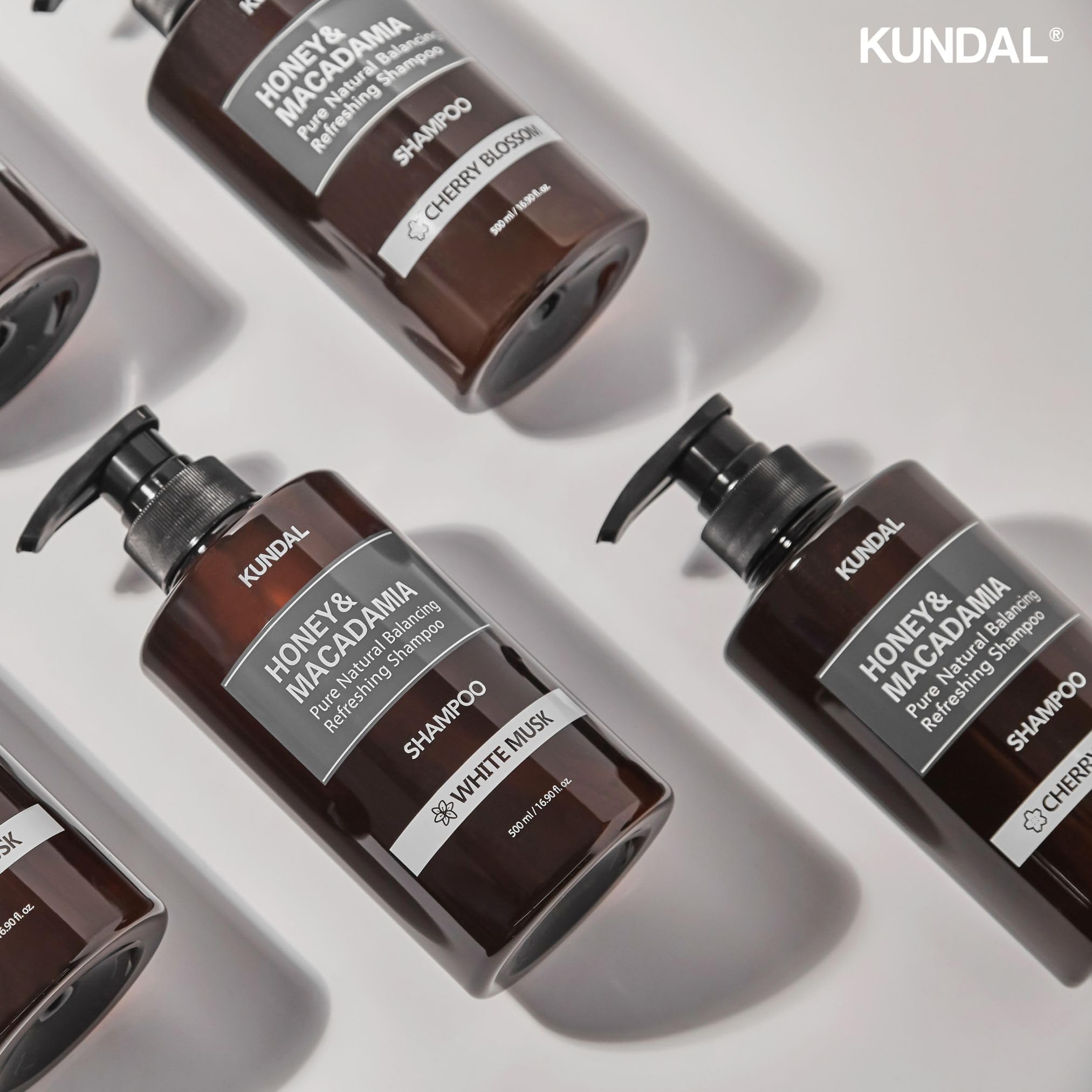 Kundal Natural Hair Shampoo And Conditioner 500Ml 2Set (White Musk)