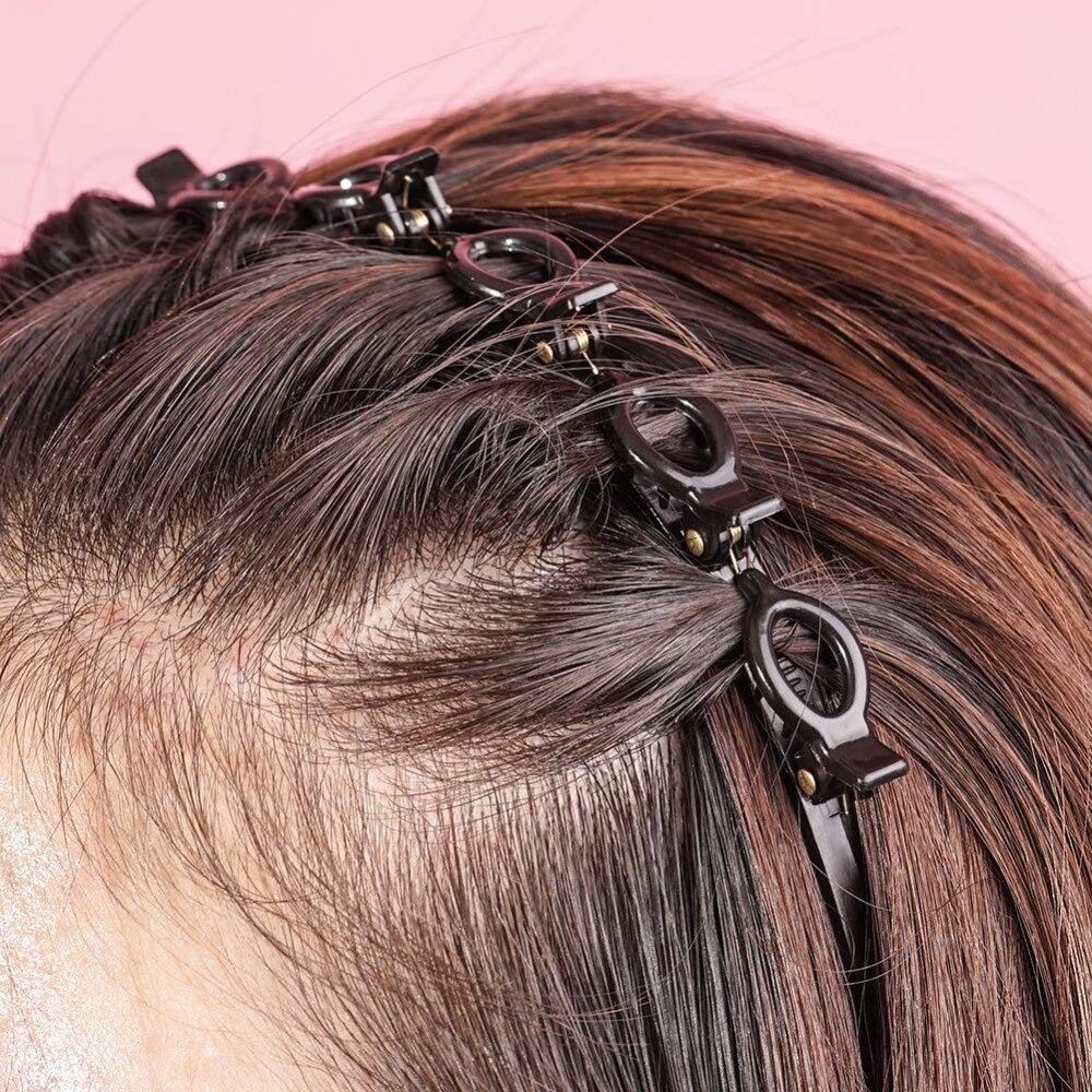 Myynti Double Layer Twist Plait Headband Plastic Hair Clips Hair Pin For Women And Girls Hairstyle Hair Tools (Pack Of 1, Black)