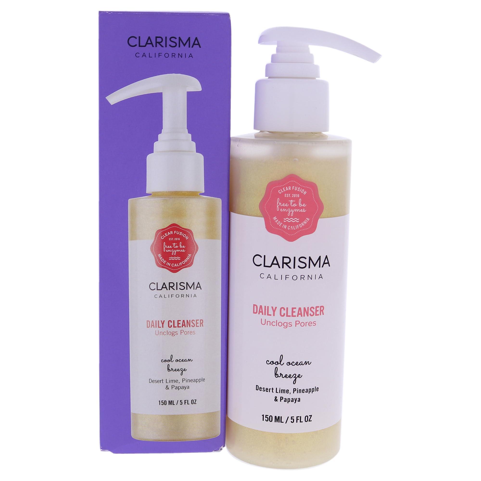 Cool Ocean Breeze Daily Cleanser by Clarisma for Unisex - 5 oz Cleanser
