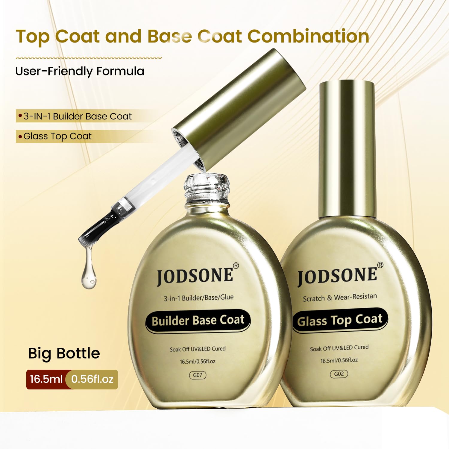 JODSONE Top Coat & Base Coat Gel Polish