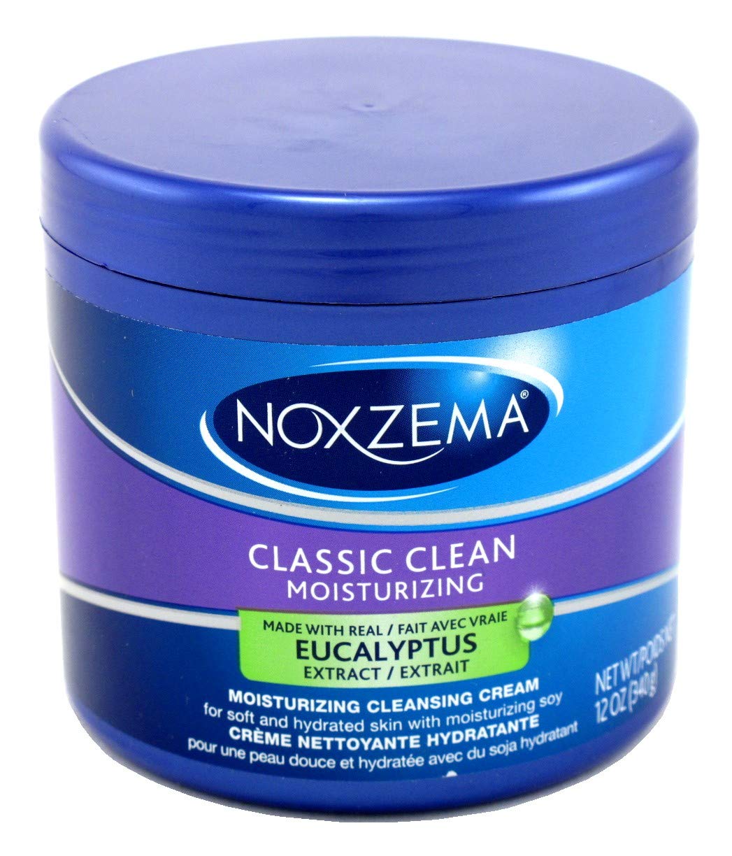 Noxzema Classic Clean, Moisturizing Cleansing Cream 12 Oz (Pack of 6)