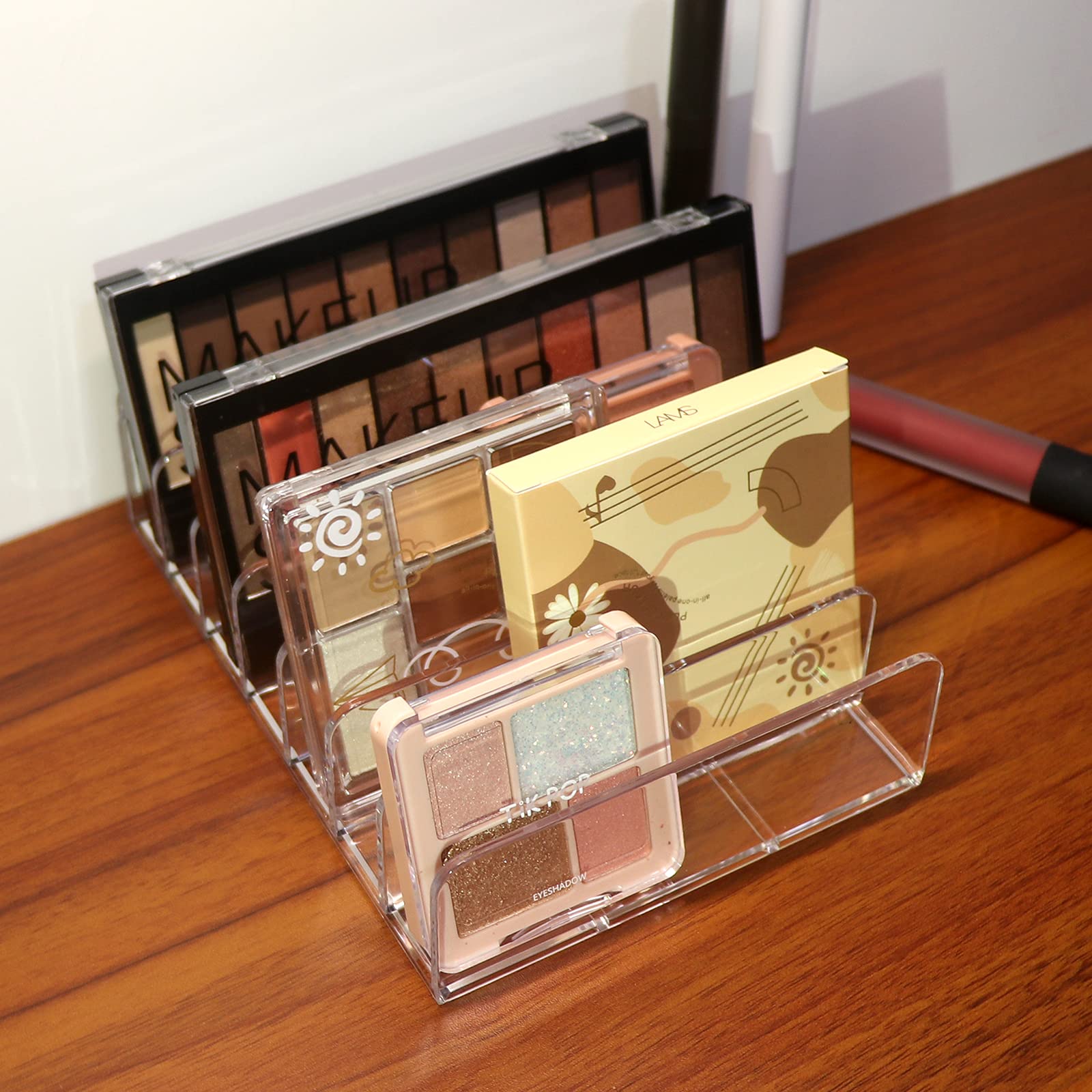 Makeup Organizer, Compact Makeup Palette Organize, For Bathroom Countertops, Vanities, Cabinets, Sleek Modern Cosmetics Storage