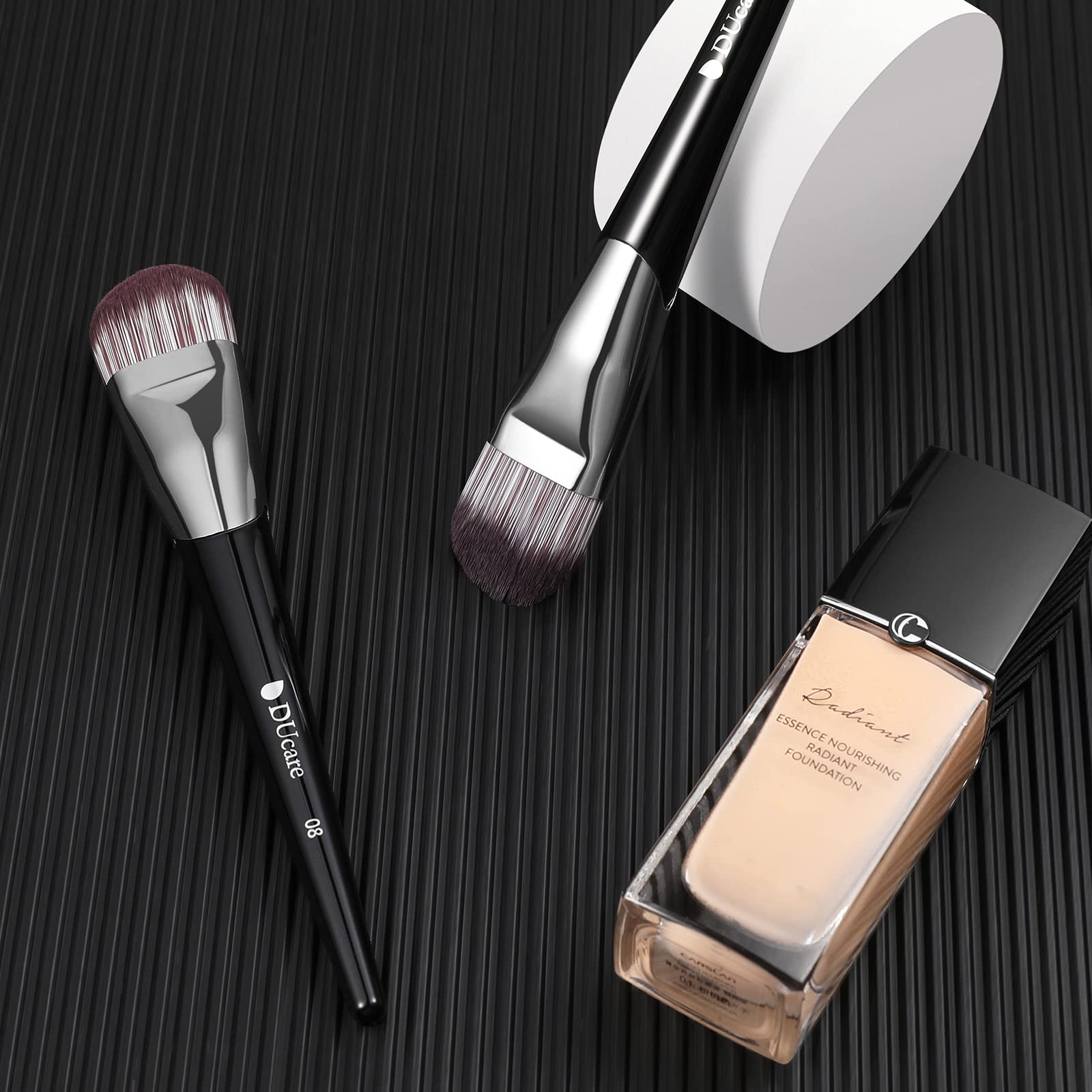 Ducare Foundation Brush For Liquid Makeup Self Tanner Brush Concealer Diy Facial Mask Contour Face Brush For Blending Liquid, Cr