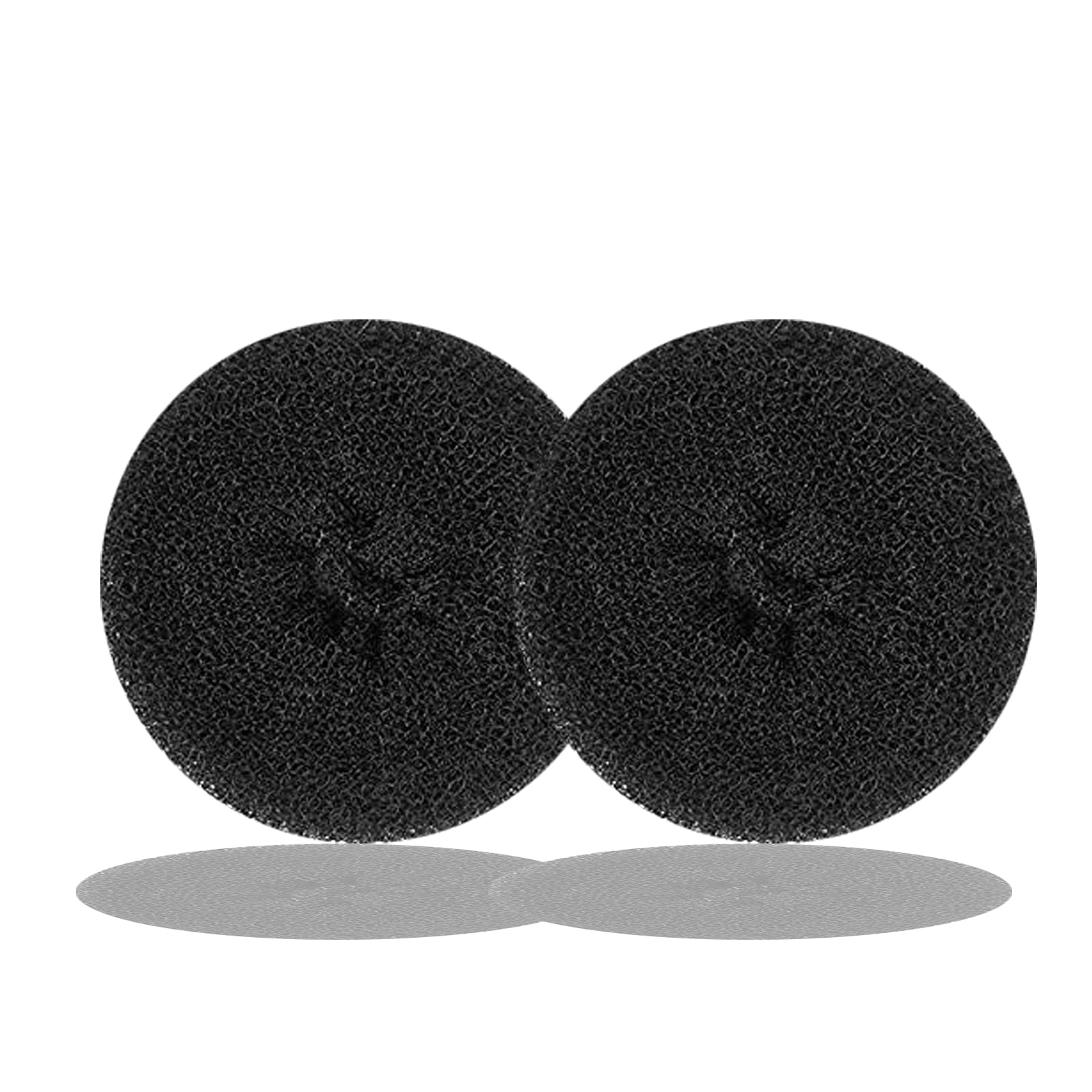 Hair Donut Bun Maker, Ring Style Bun, 2PCS Chignon Hair Medium Doughnut Shaper for Short and Thin Hair (Medium, 3 Inch/Black)