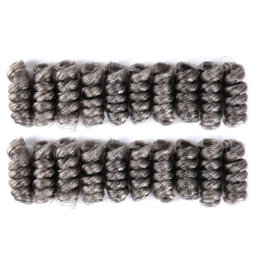 Queentas 3 Packs 10Inches Short Crochet Saniya Carrie Curl (12Mm) Synthetic Hair Extensions Crochet Hair For Black Women (Natura