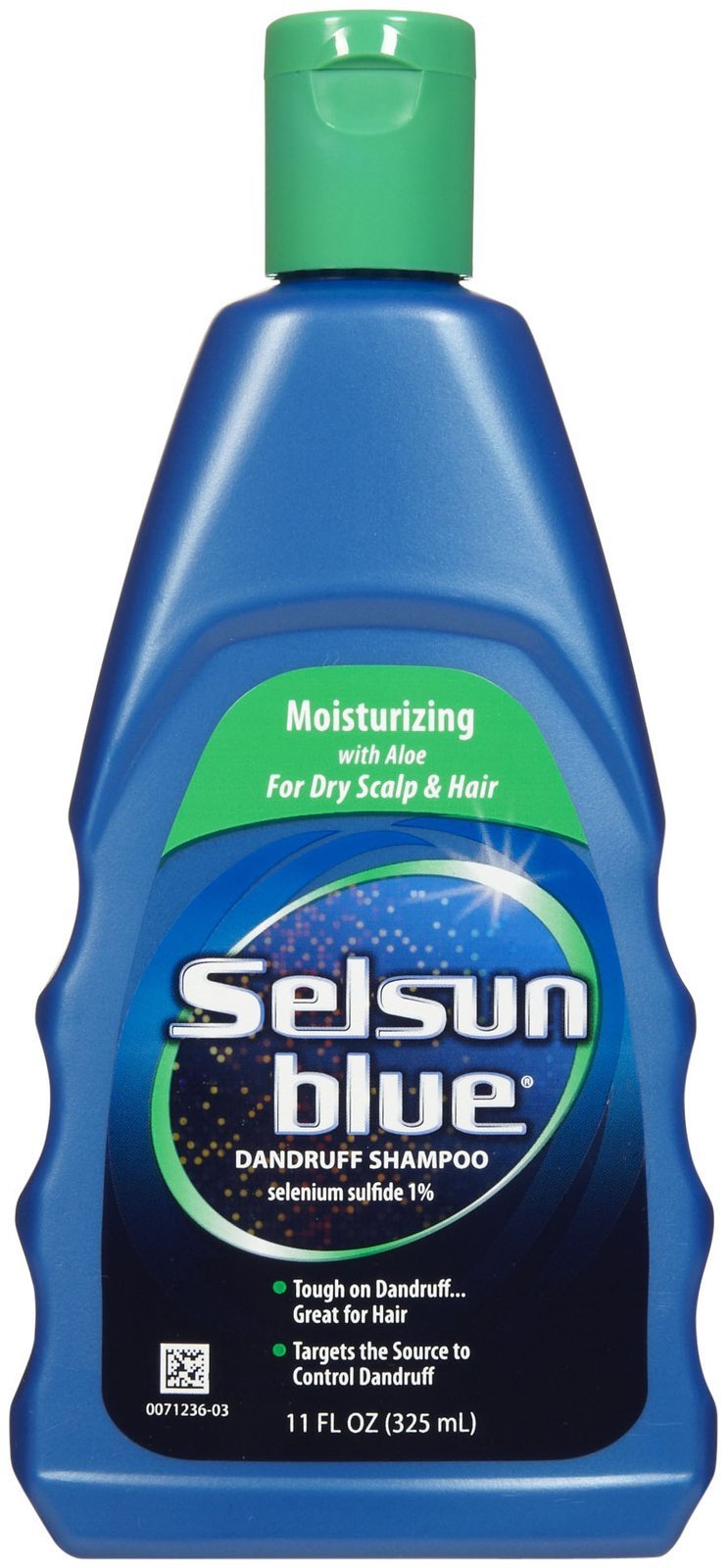 Selsun Blue Moisturizing with Aloe Dandruff Shampoo, 11 Ounce